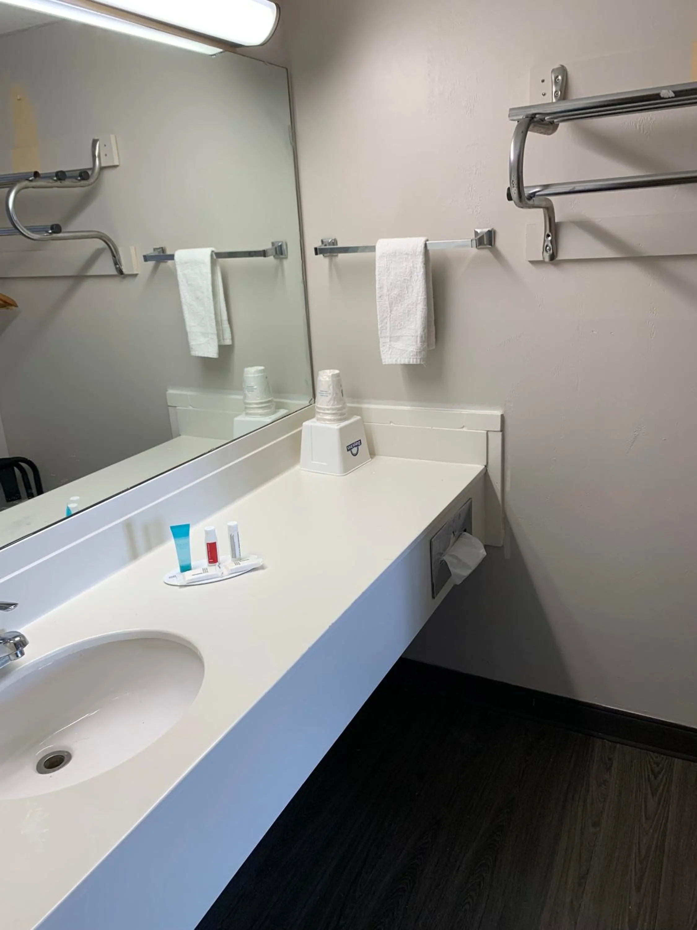 Bathroom in Days Inn by Wyndham Louisville Airport Fair and Expo Center