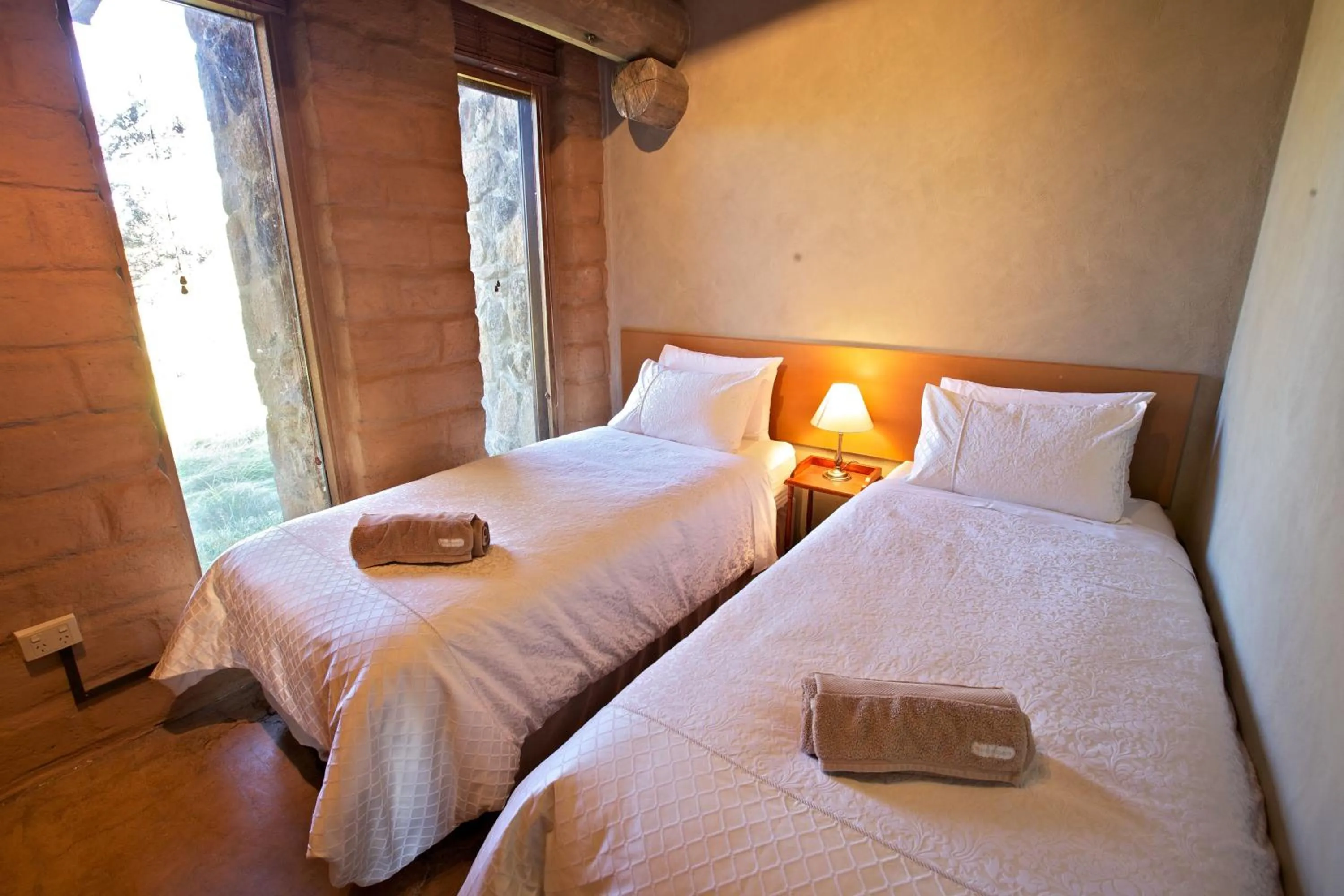 Bed in Snowy Wilderness