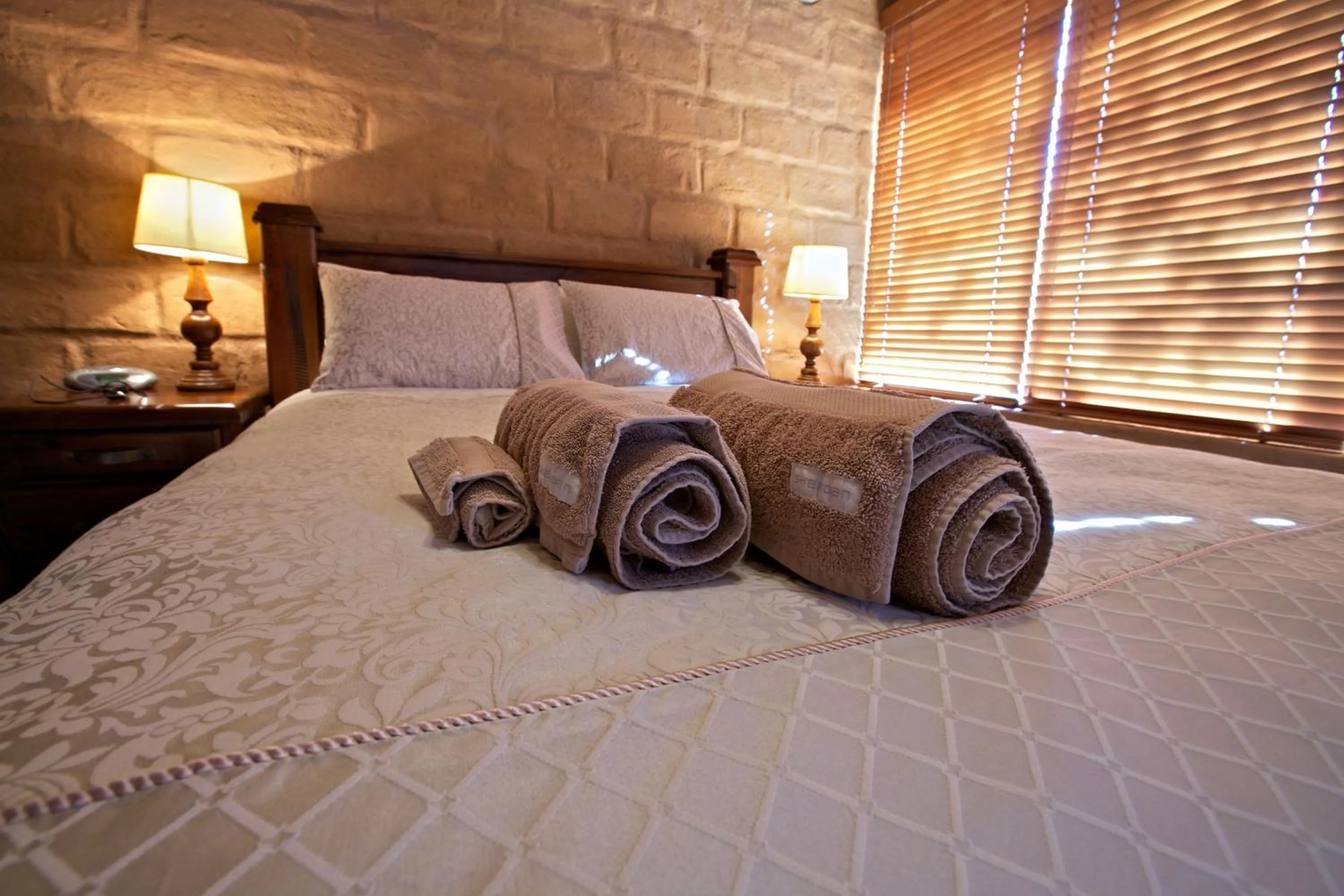 Bed in Snowy Wilderness