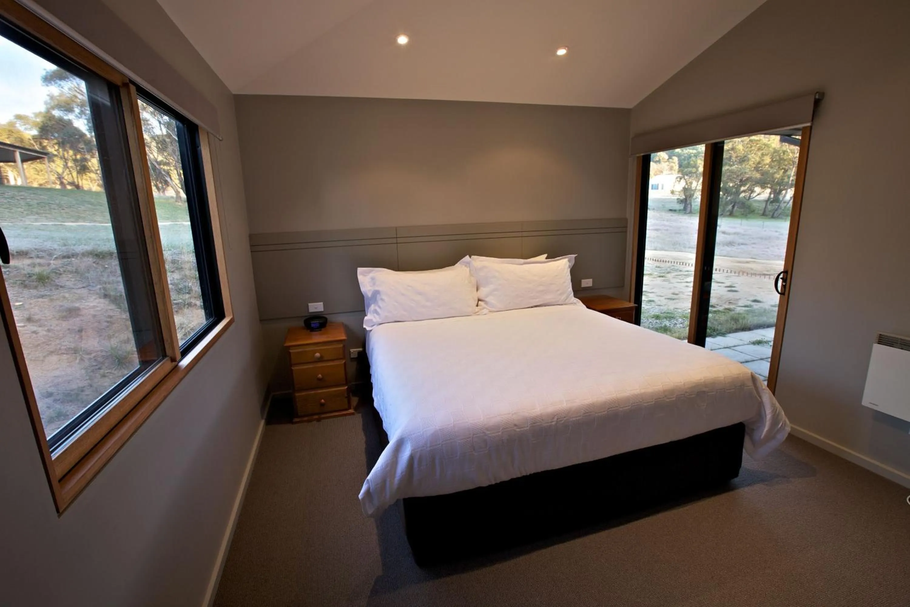 Bed in Snowy Wilderness