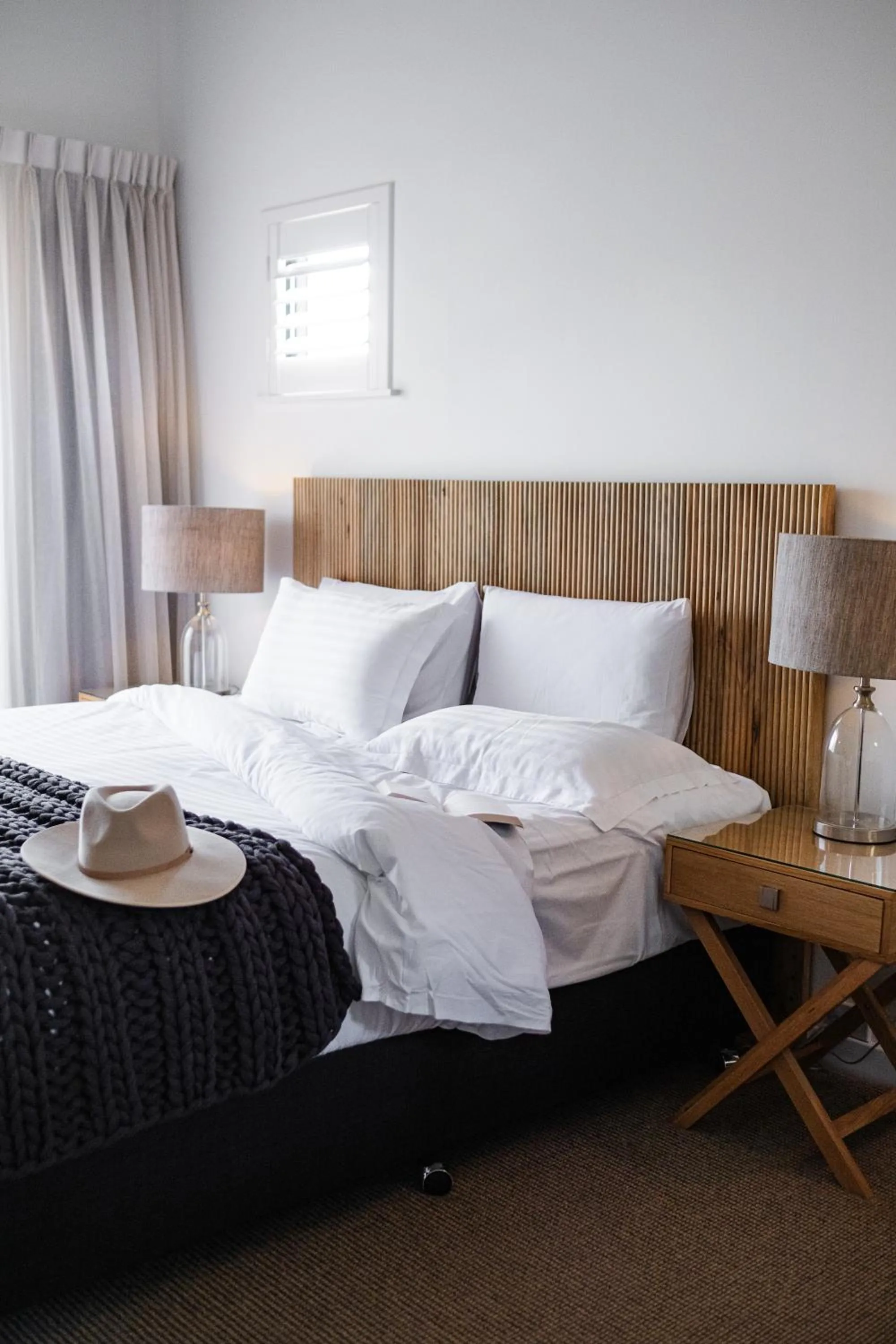 Bed in Chimes Spa Retreat