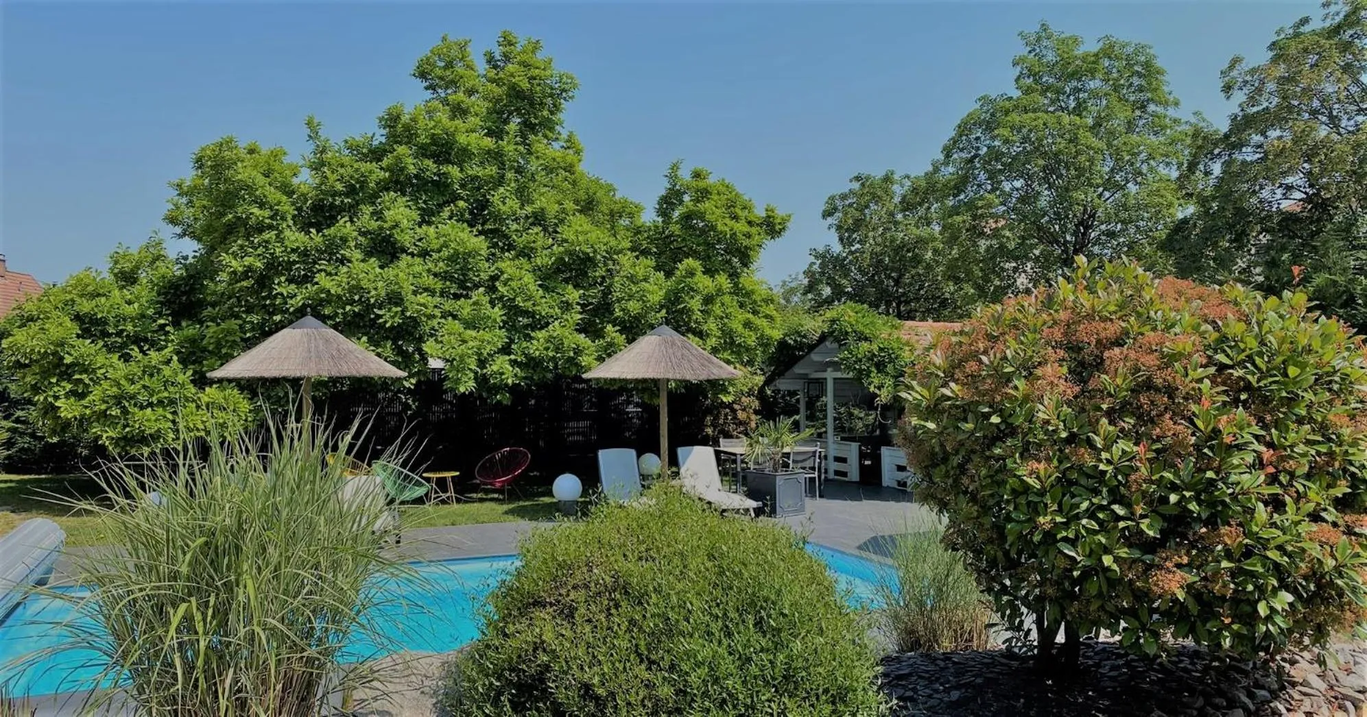Swimming pool in Les Rives des Habsbourg