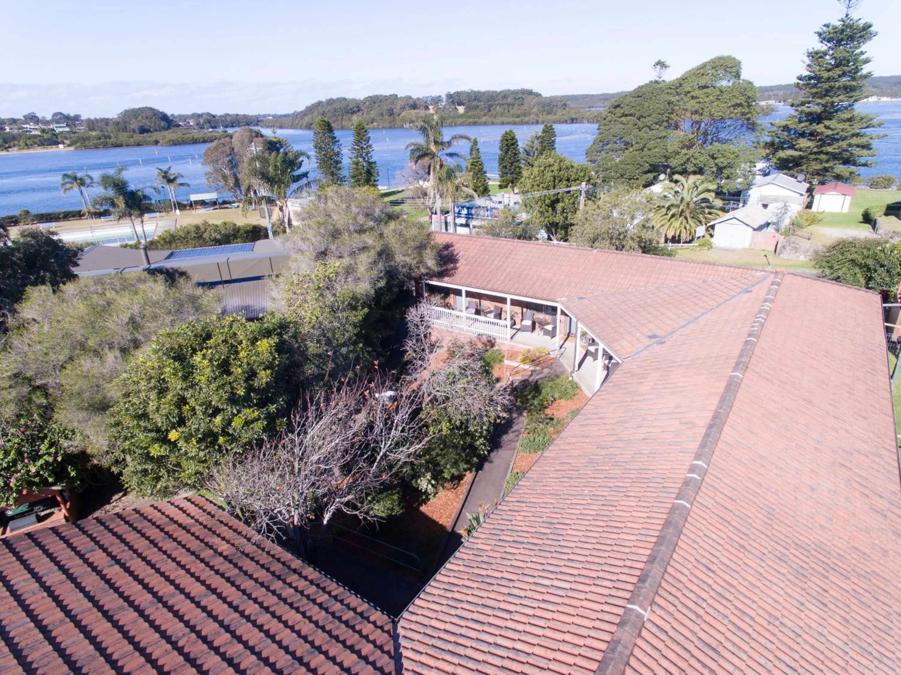 Bird's eye view in Anchor Bay Motel