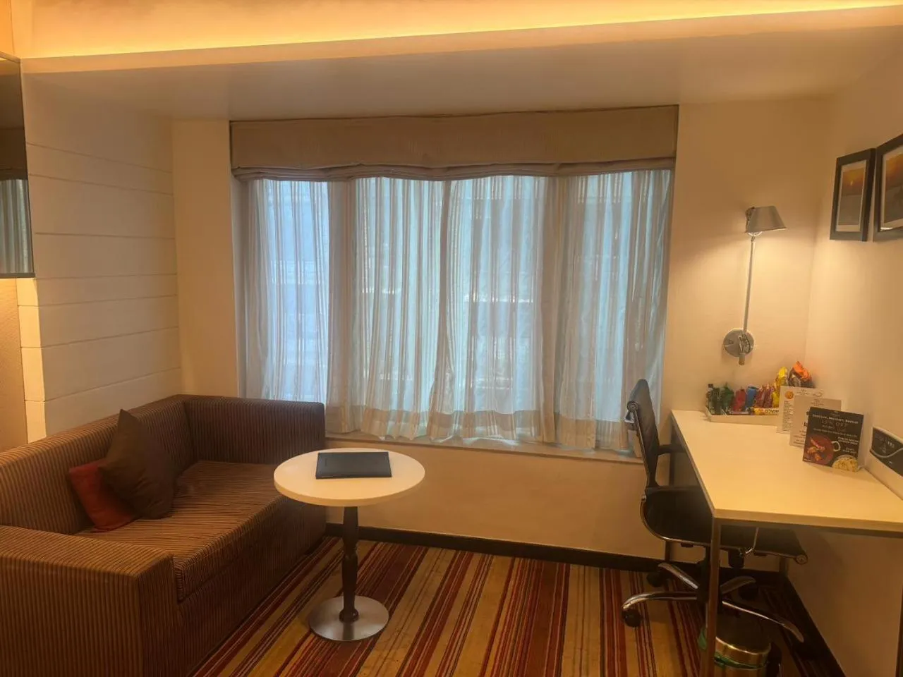 Seating area in The Sahil Hotel