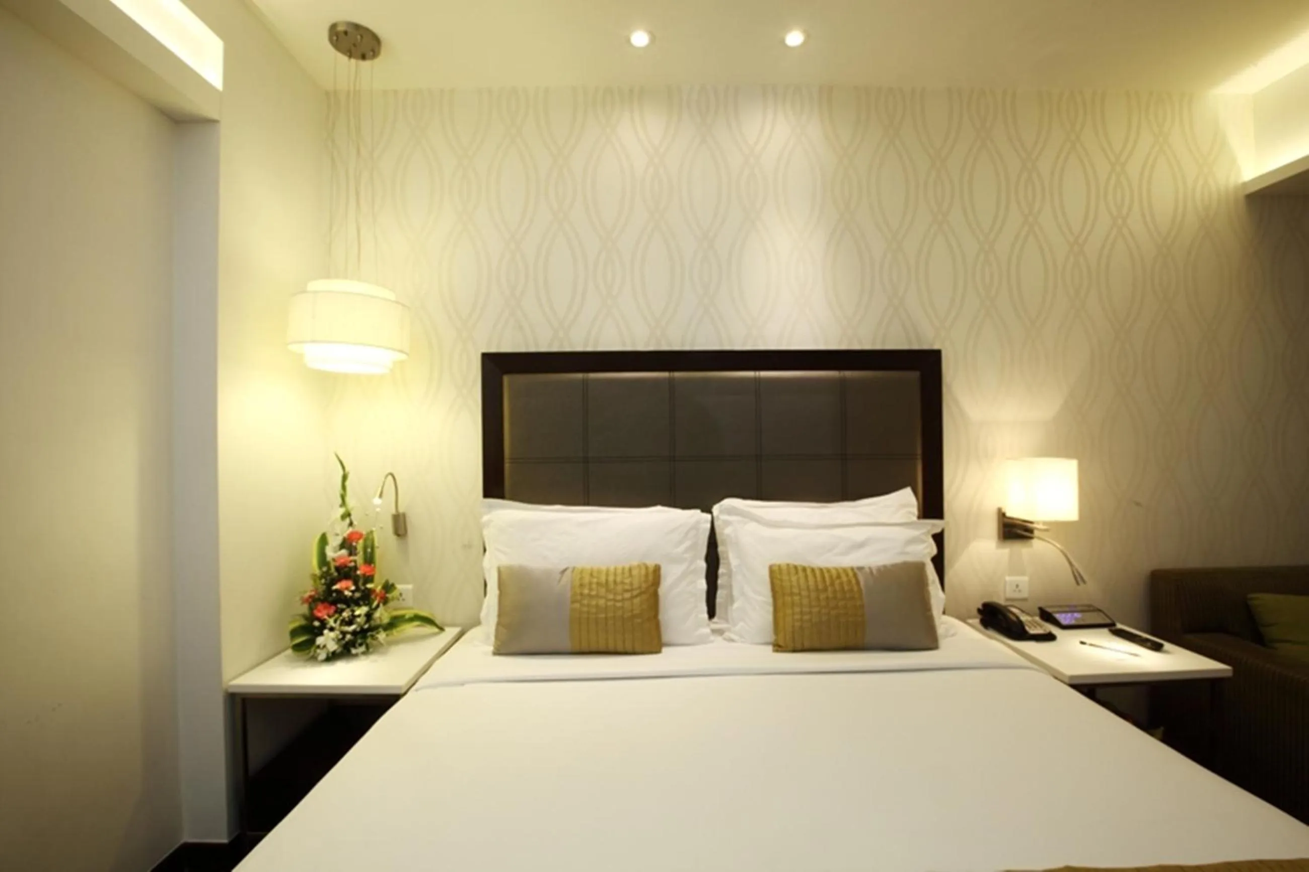 Bed in The Sahil Hotel