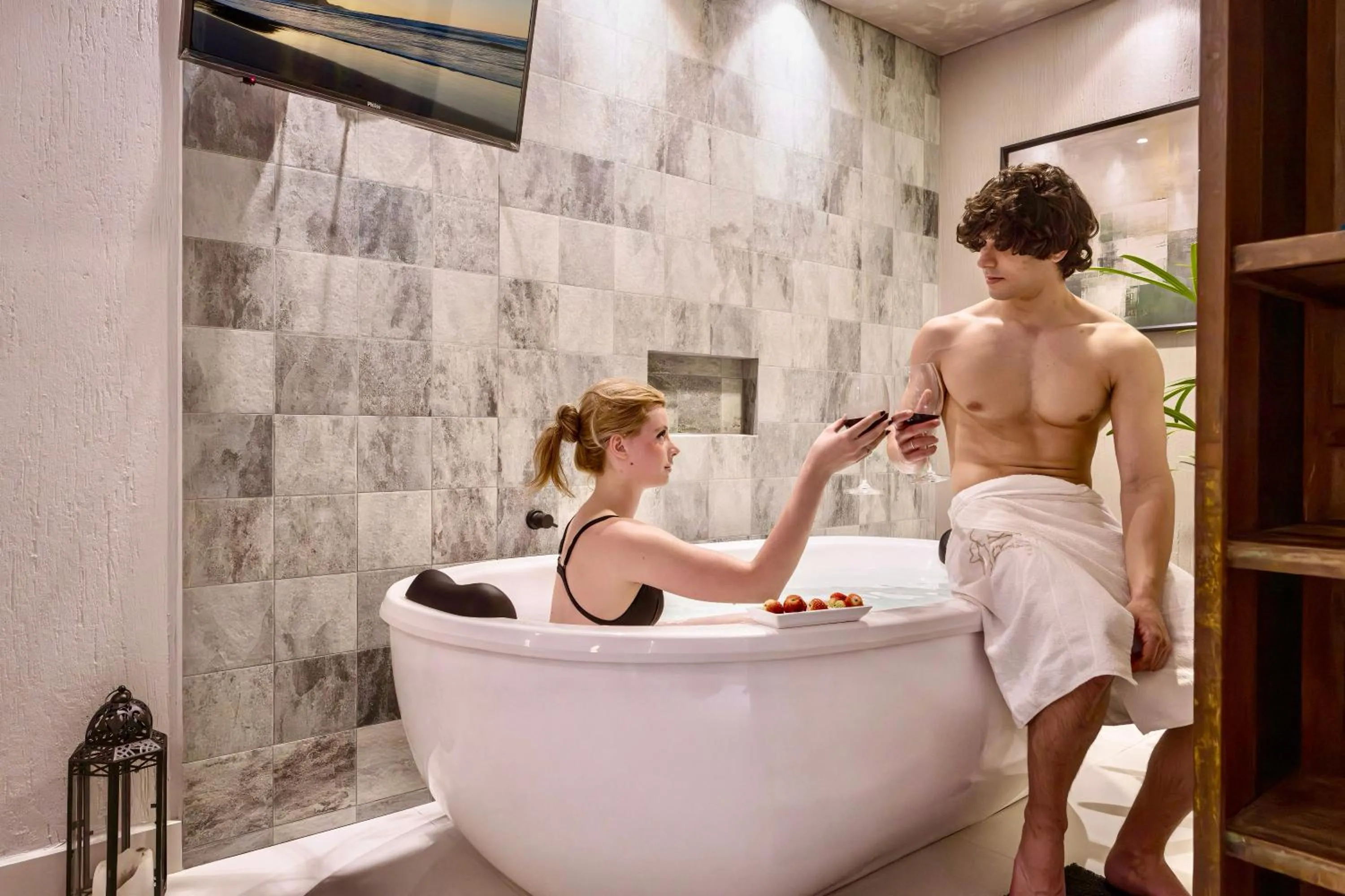 Bath in Pousada Rosa Karioka - Praia do Rosa