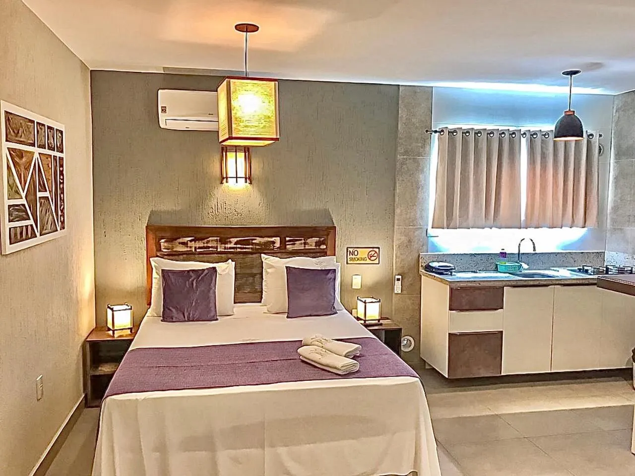 Bed in Pousada Rosa Karioka - Praia do Rosa