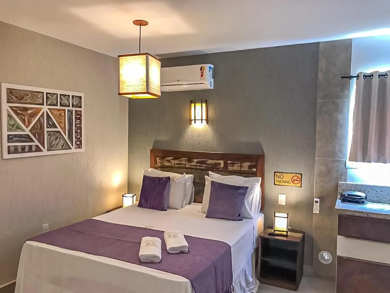 Bed in Pousada Rosa Karioka - Praia do Rosa