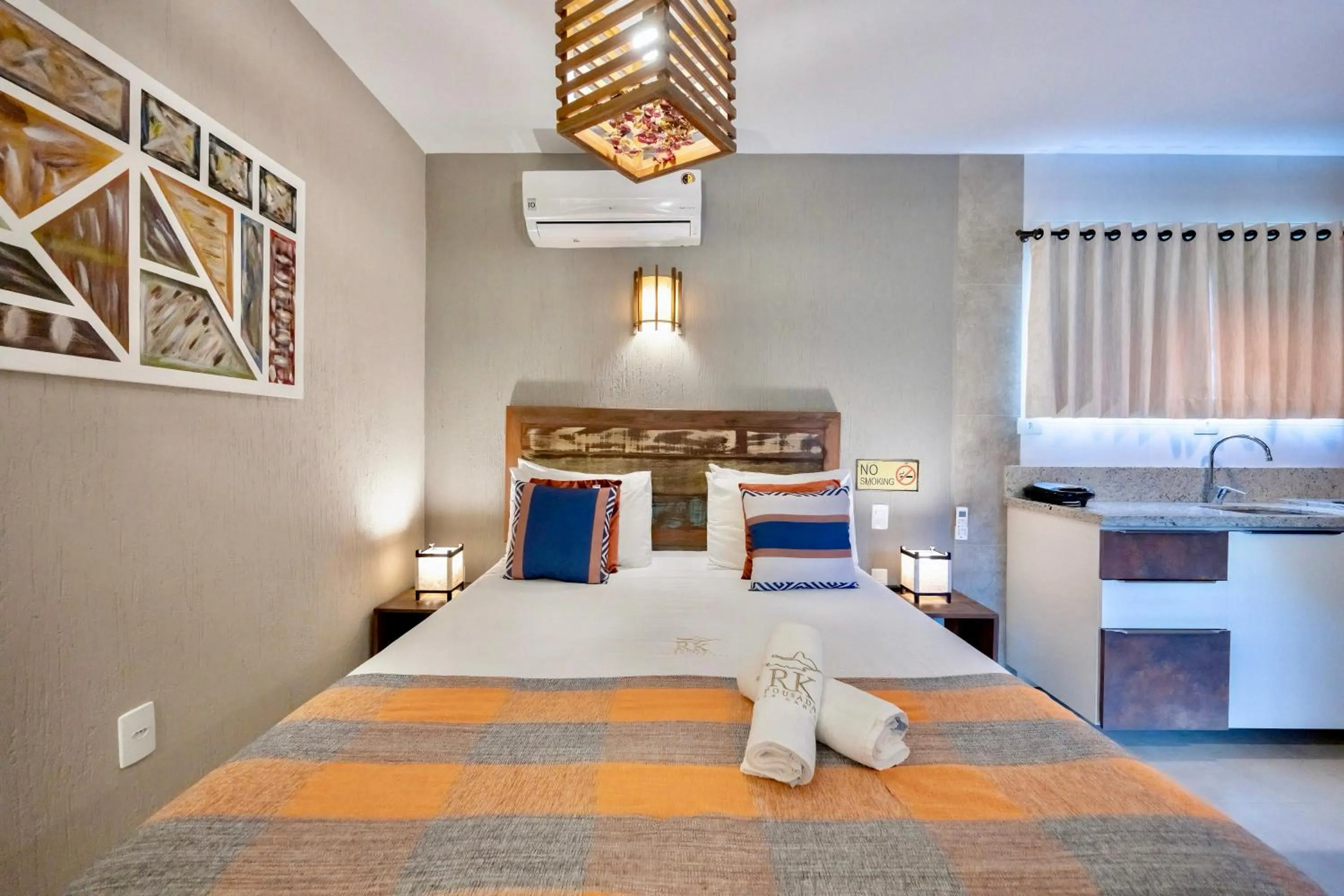 Bed in Pousada Rosa Karioka - Praia do Rosa