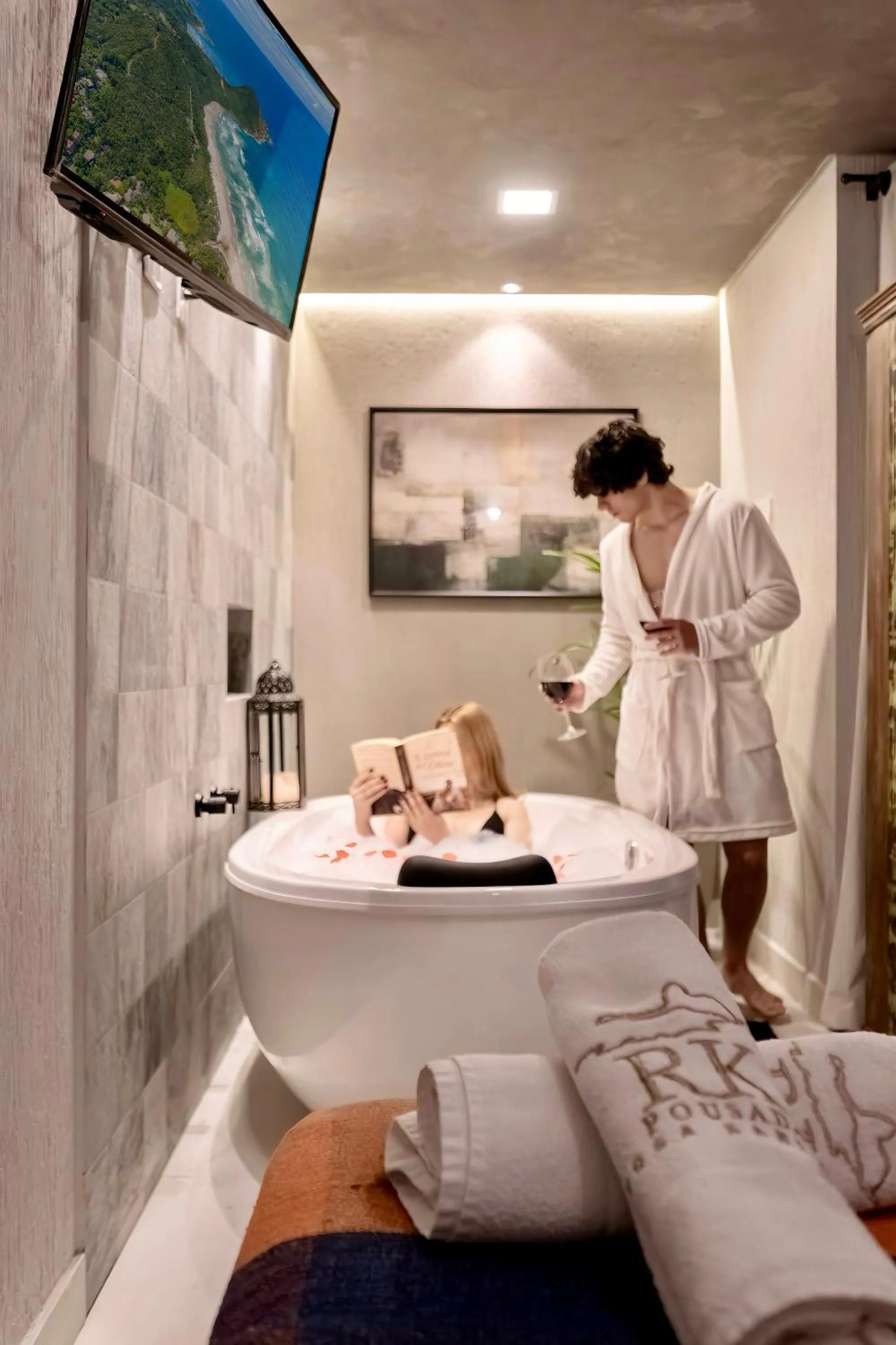 Bedroom, Bed in Pousada Rosa Karioka - Praia do Rosa