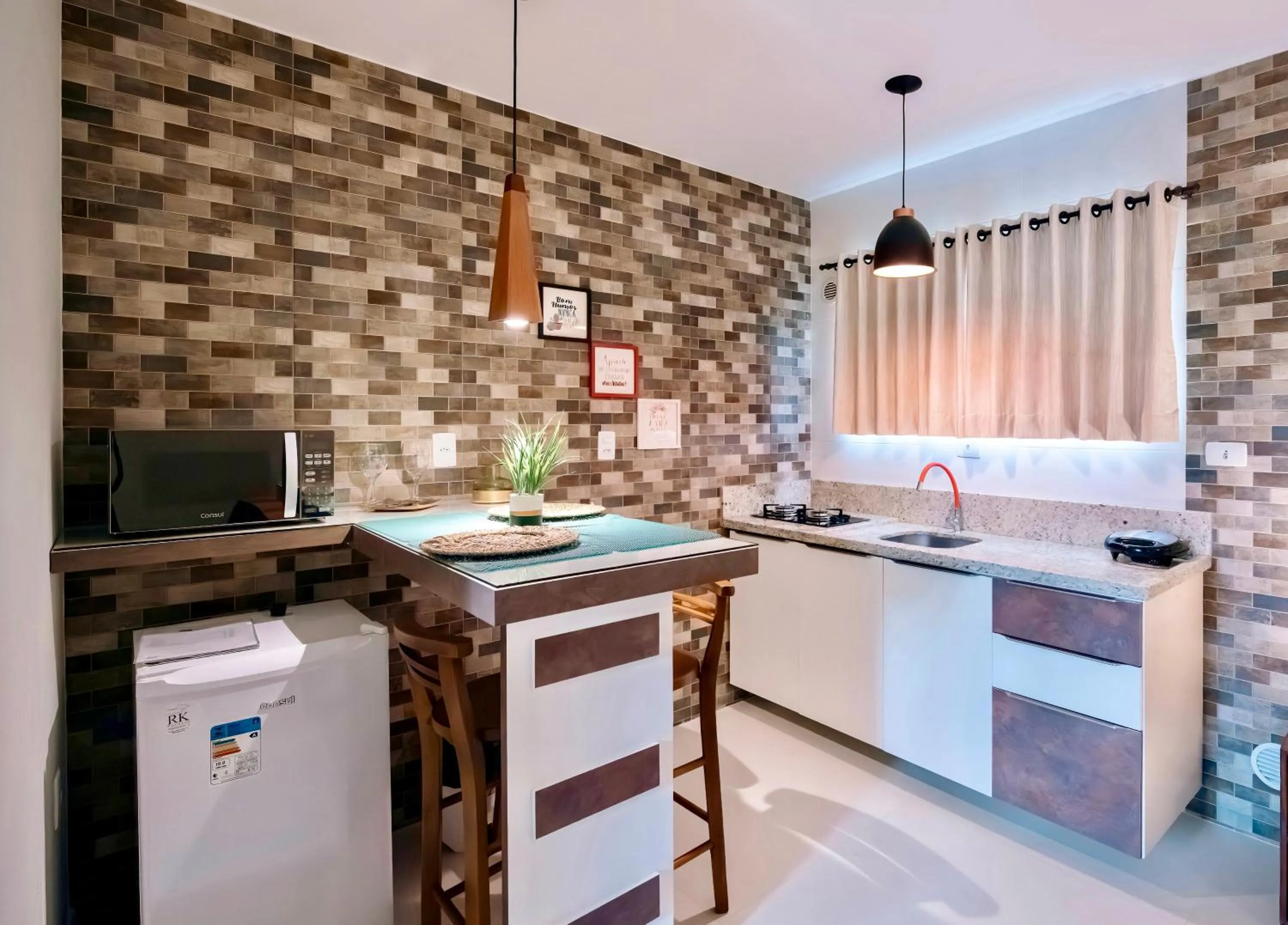 Kitchen or kitchenette in Pousada Rosa Karioka - Praia do Rosa