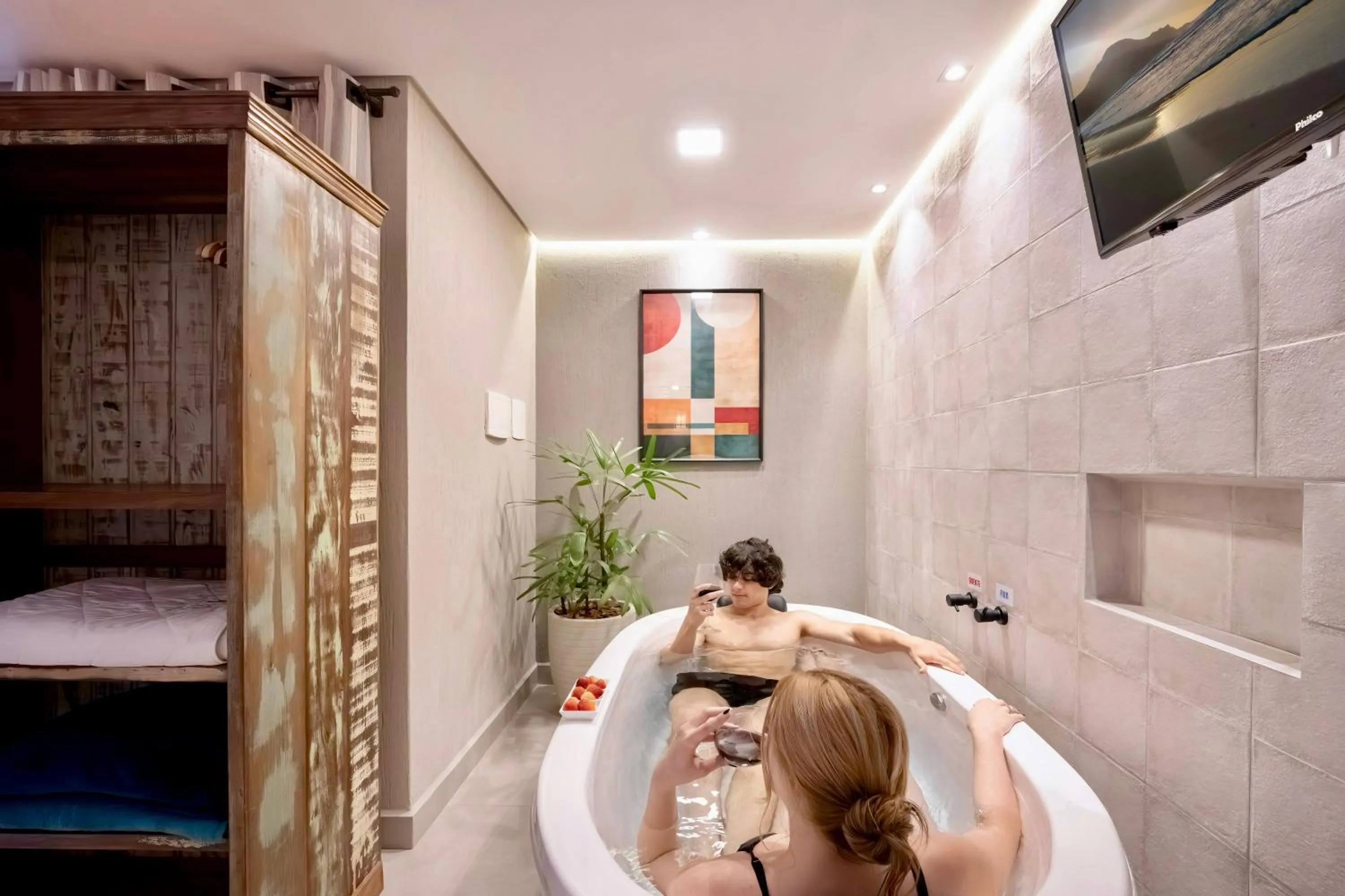 Bath in Pousada Rosa Karioka - Praia do Rosa