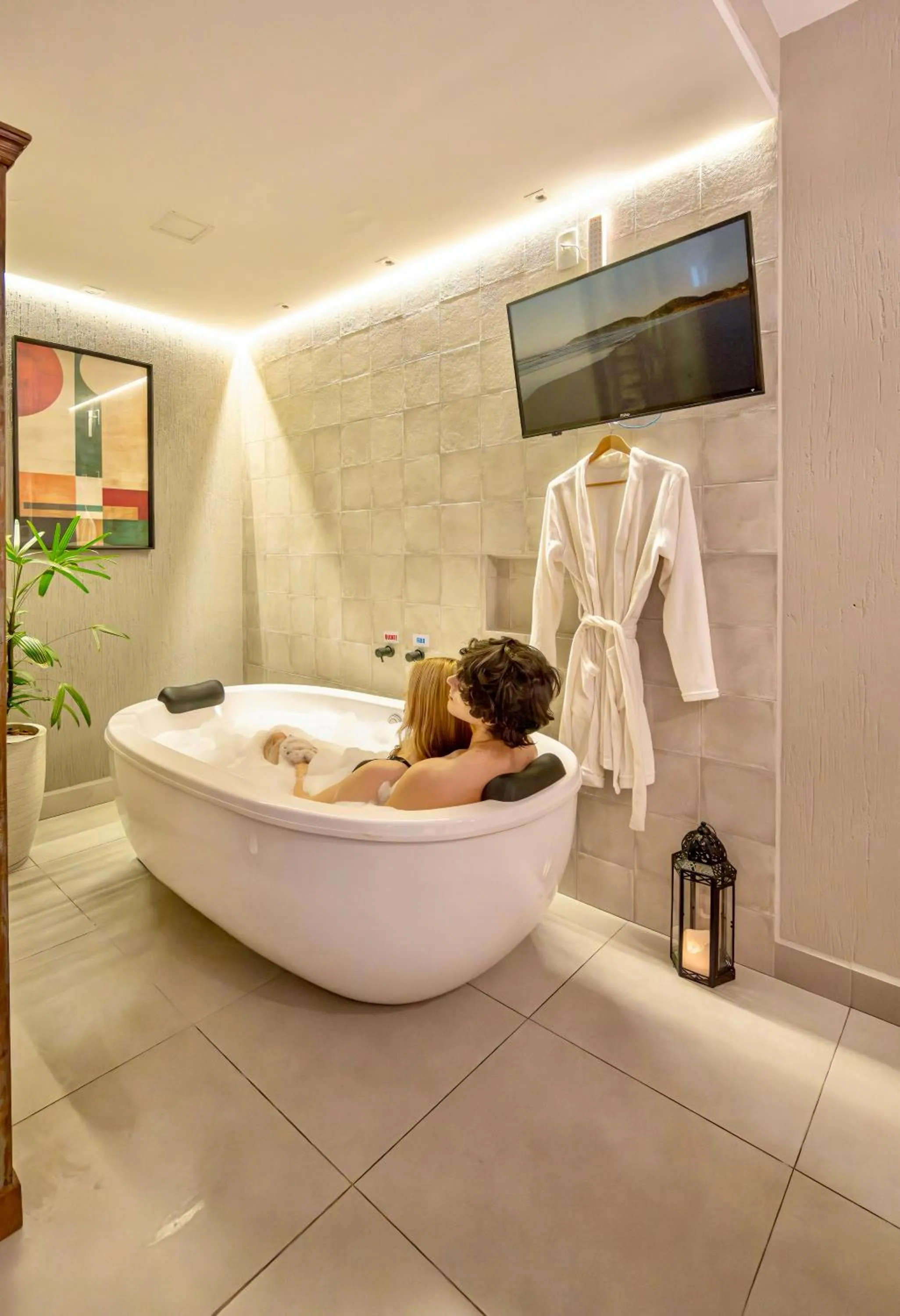 Bath in Pousada Rosa Karioka - Praia do Rosa