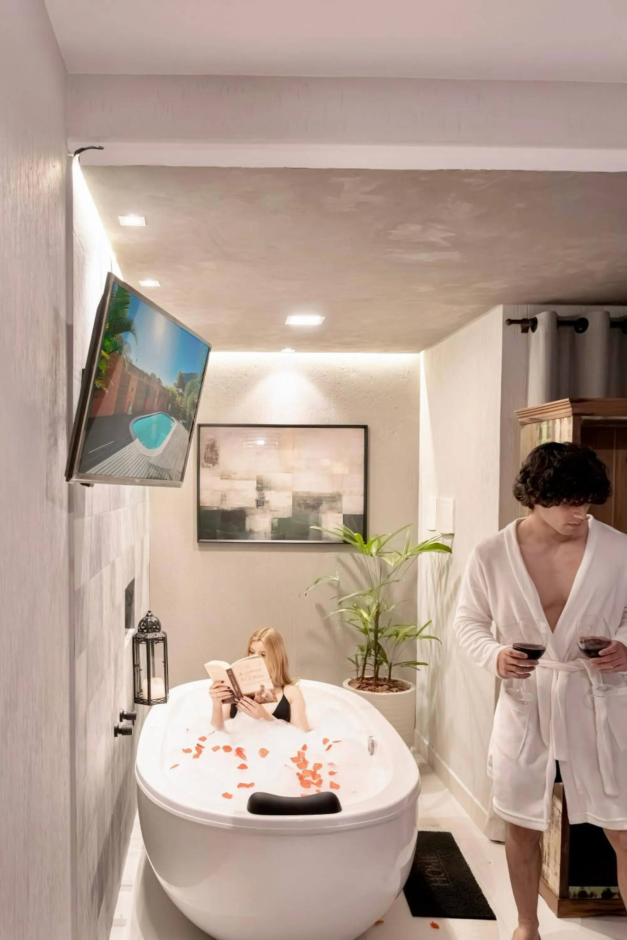 Bath in Pousada Rosa Karioka - Praia do Rosa