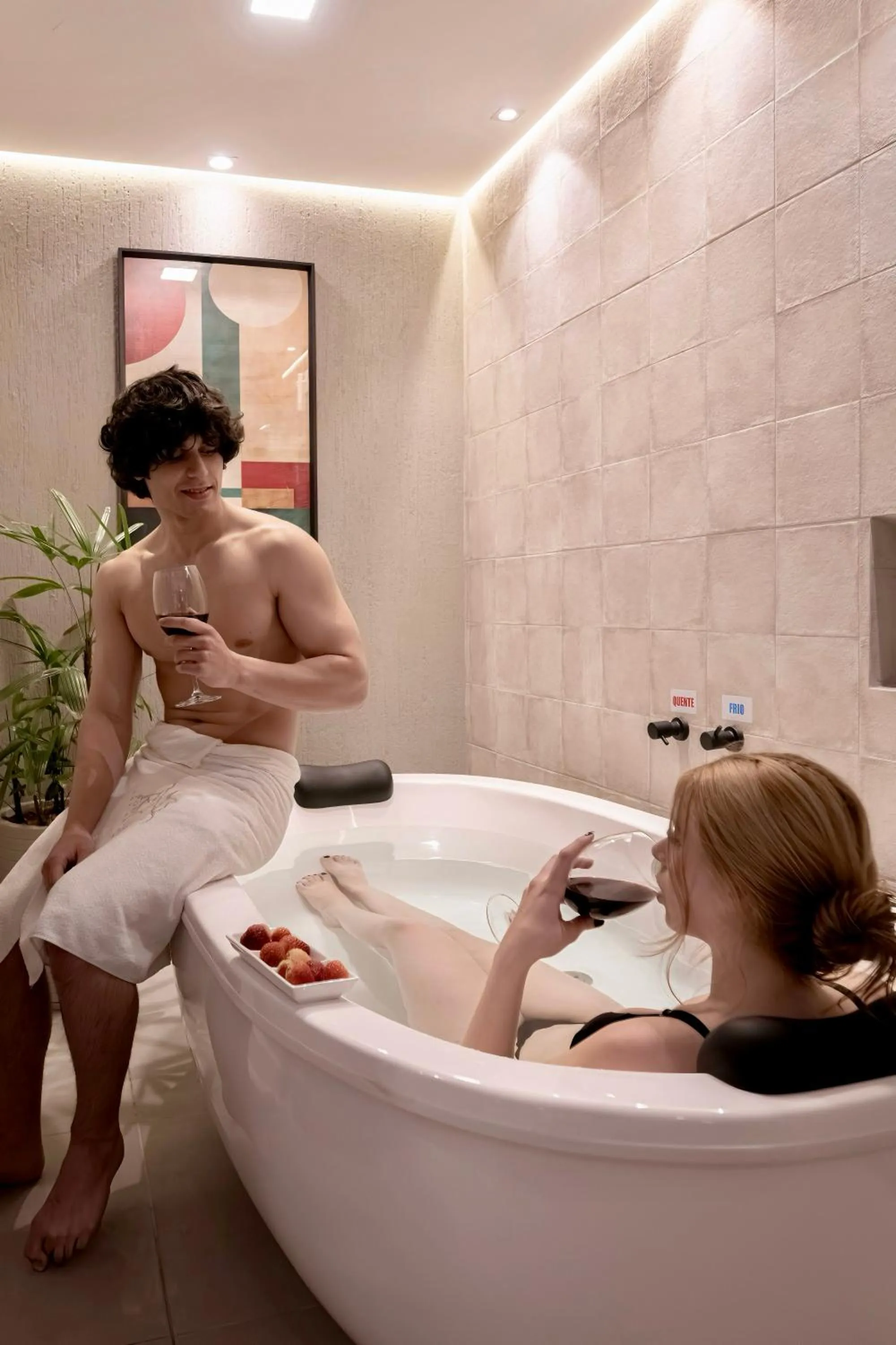 Bath in Pousada Rosa Karioka - Praia do Rosa