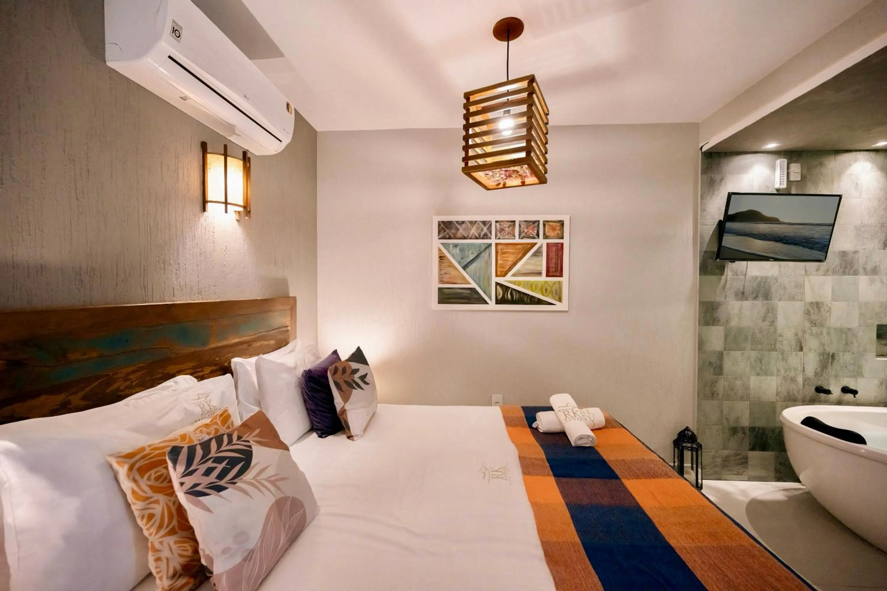 Bedroom, Bed in Pousada Rosa Karioka - Praia do Rosa