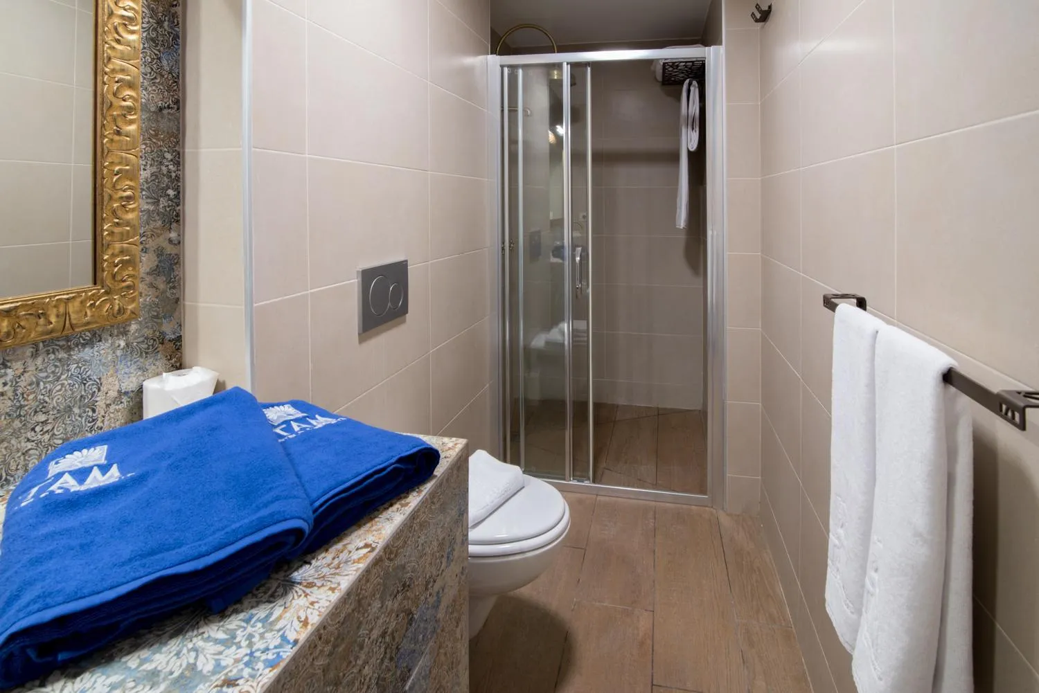 Shower in Alhambra Boutique Apartments by PMC Resorts