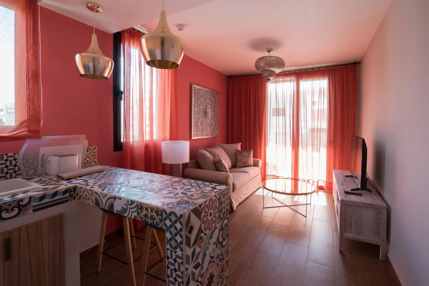 Living room in Alhambra Boutique Apartments by PMC Resorts