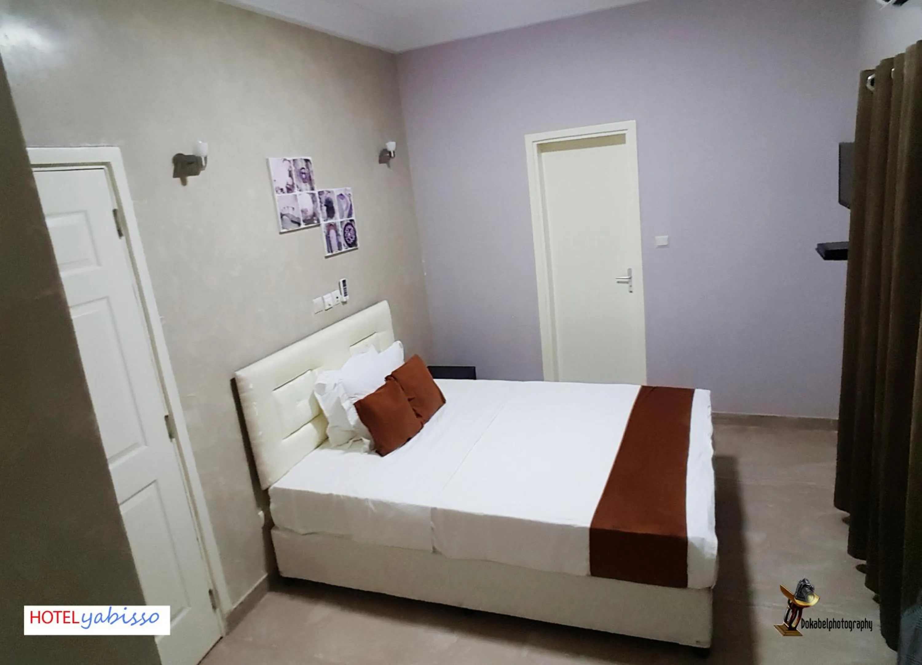 Bed in Hôtel YABISSO