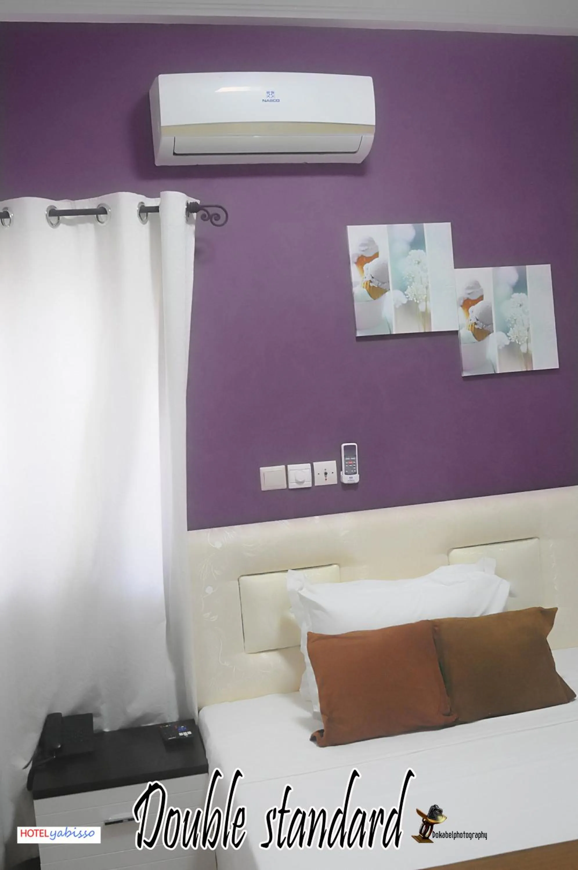 Bed in Hôtel YABISSO