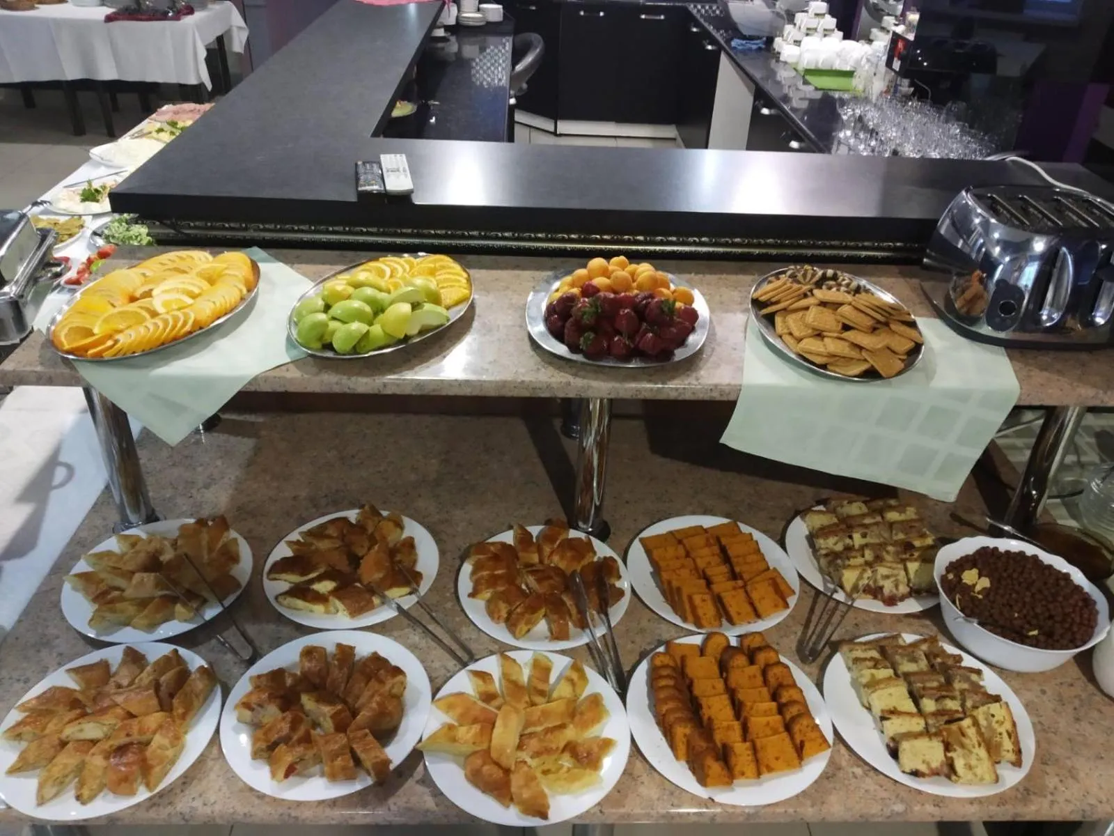 Buffet breakfast in Europa Hotel