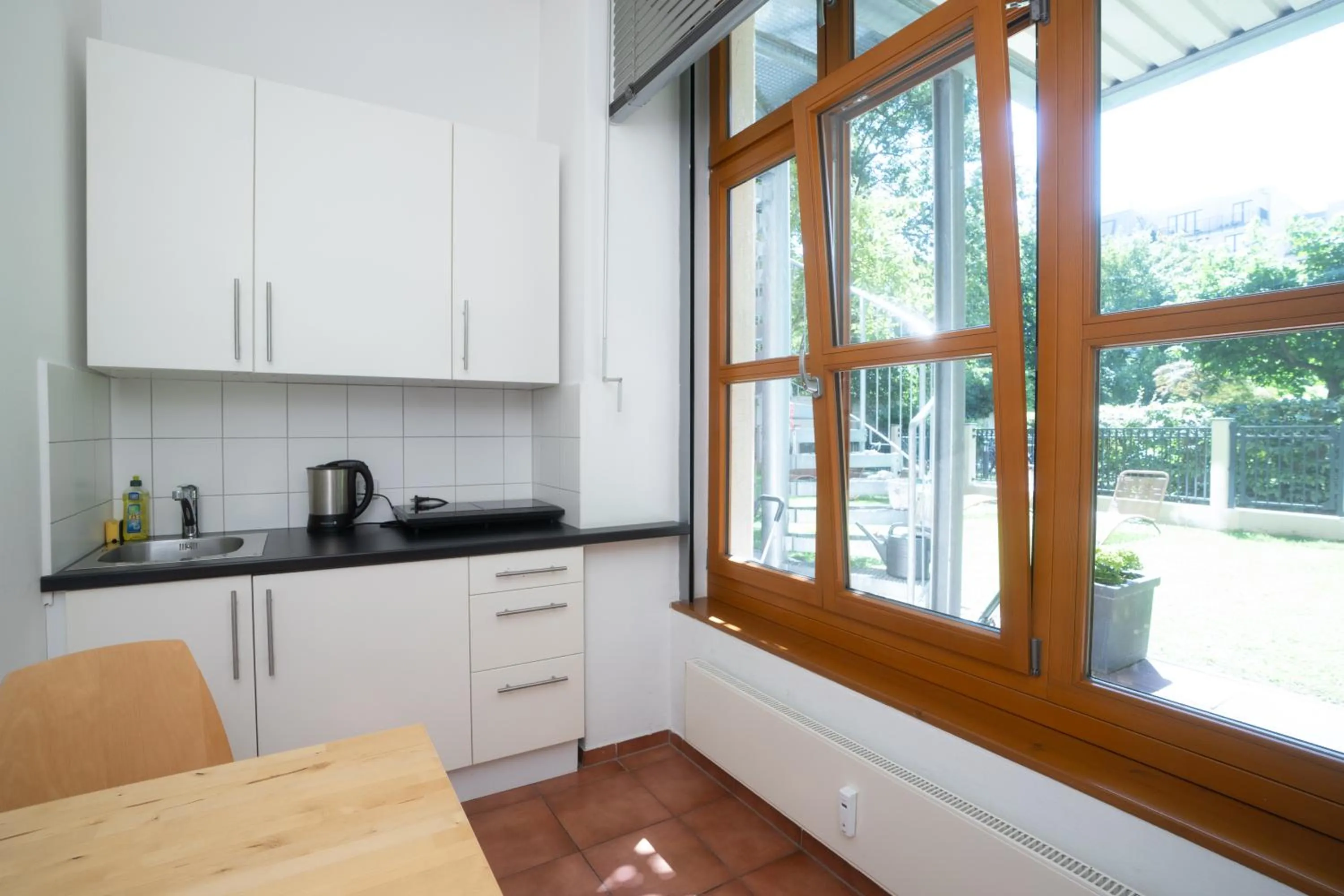 Kitchen or kitchenette in Hotel 26