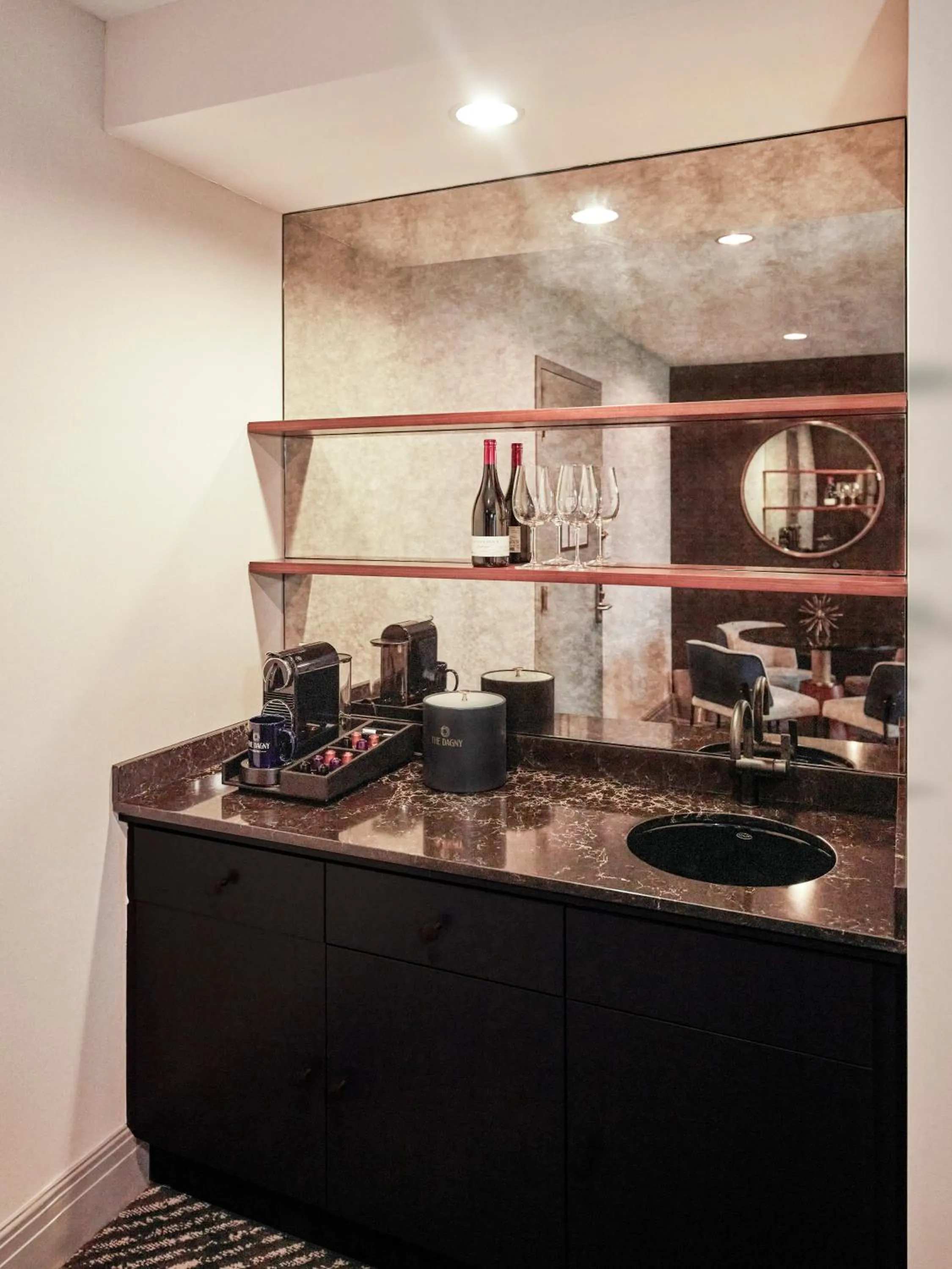 Kitchen or kitchenette in The Dagny Boston