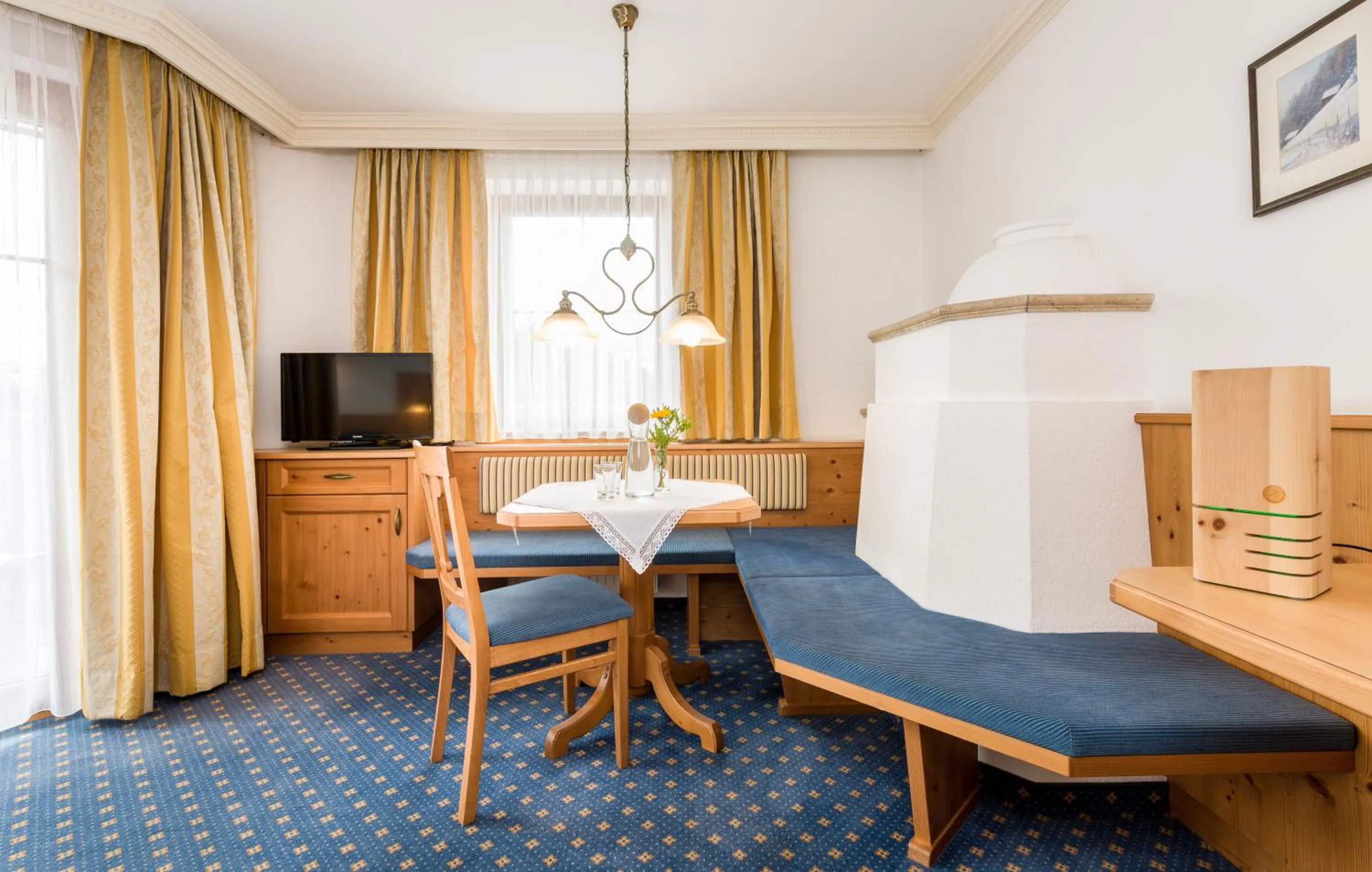 Seating area, Bed in Hotel Moserhof