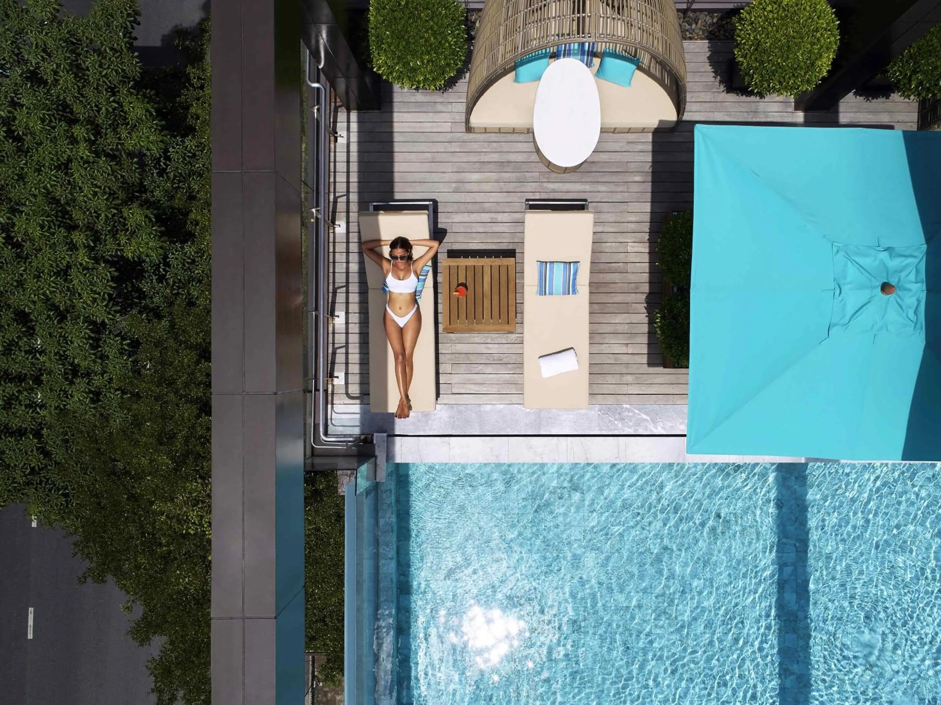 Pool view in VIE Hotel Bangkok - MGallery Collection