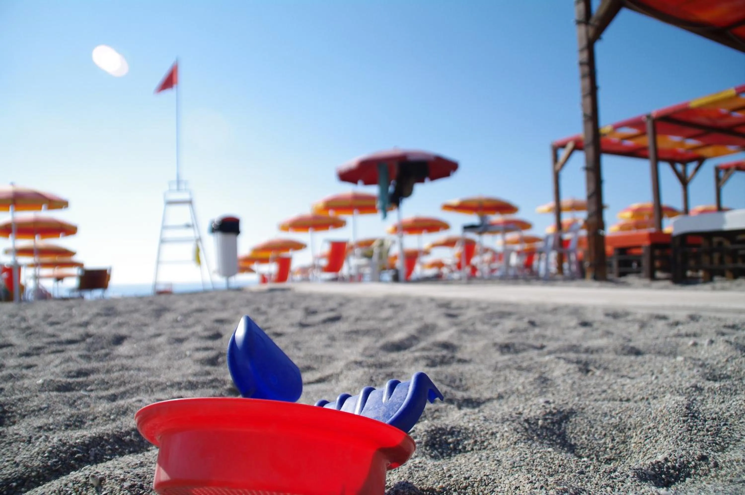 Beach in Grand Hotel President