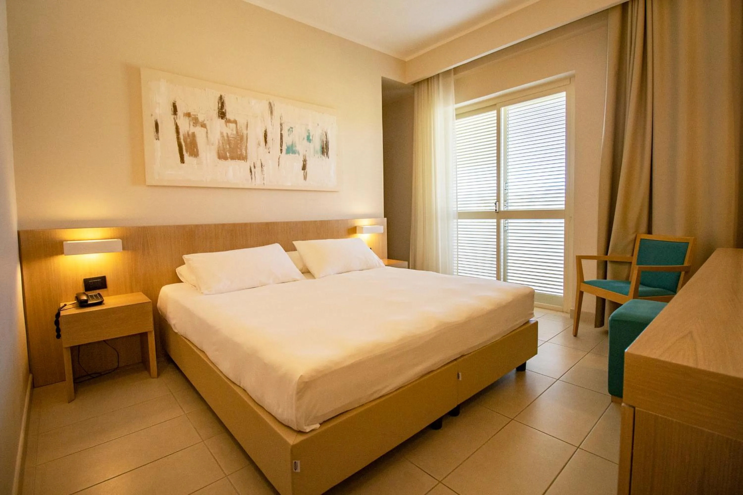 Bed in Grand Hotel President