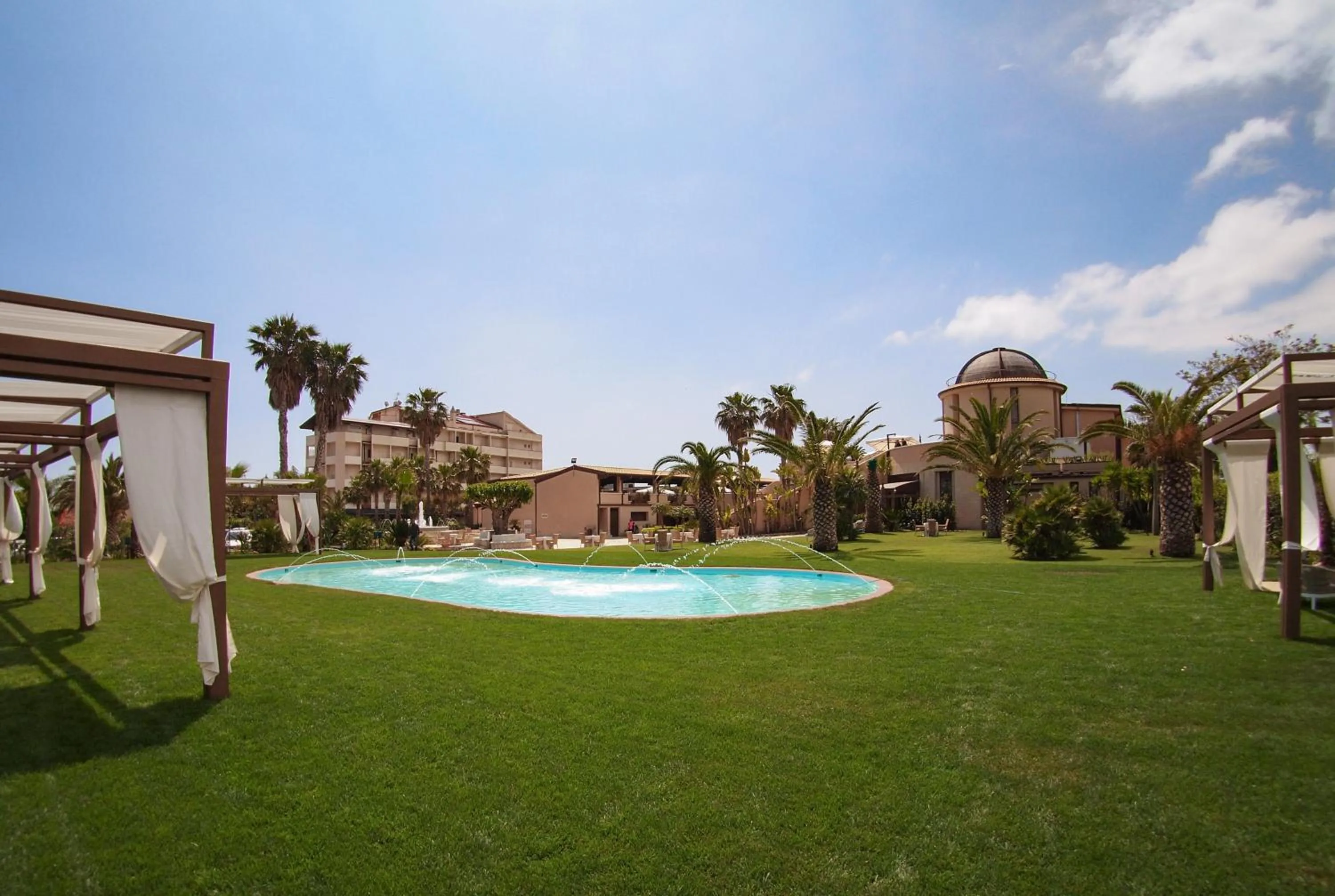 Garden in Grand Hotel President