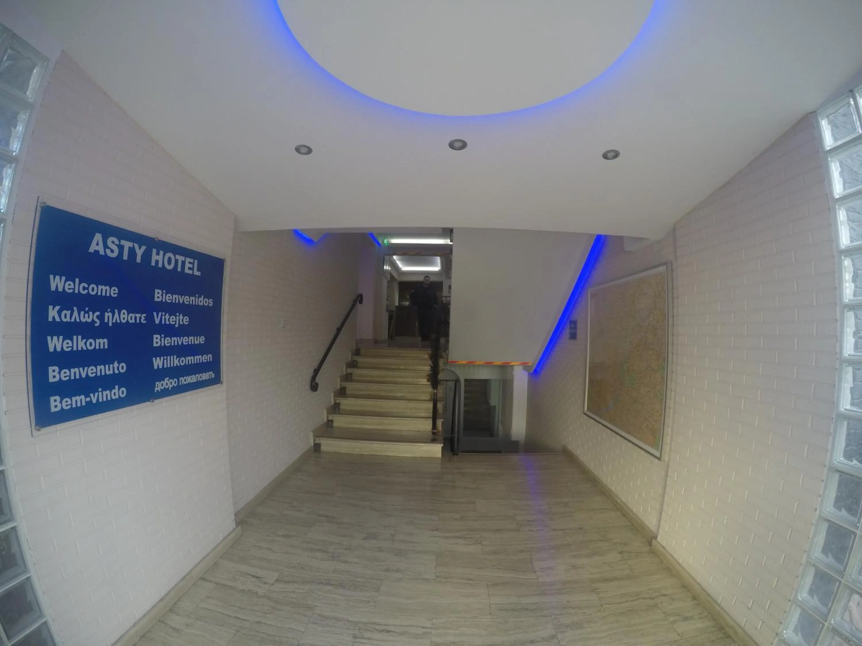 Facade/entrance in Asty Hotel