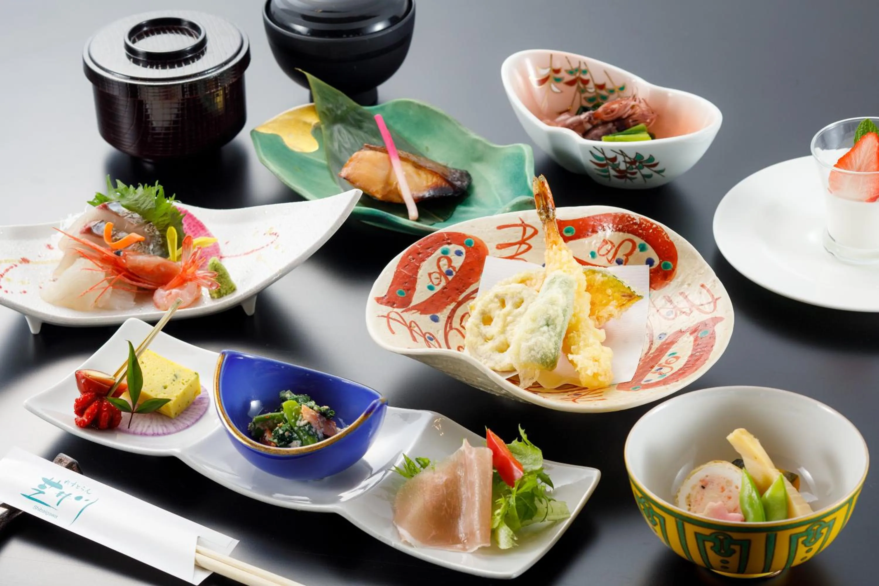 Food in Fukuno Town Hotel A・Mieux