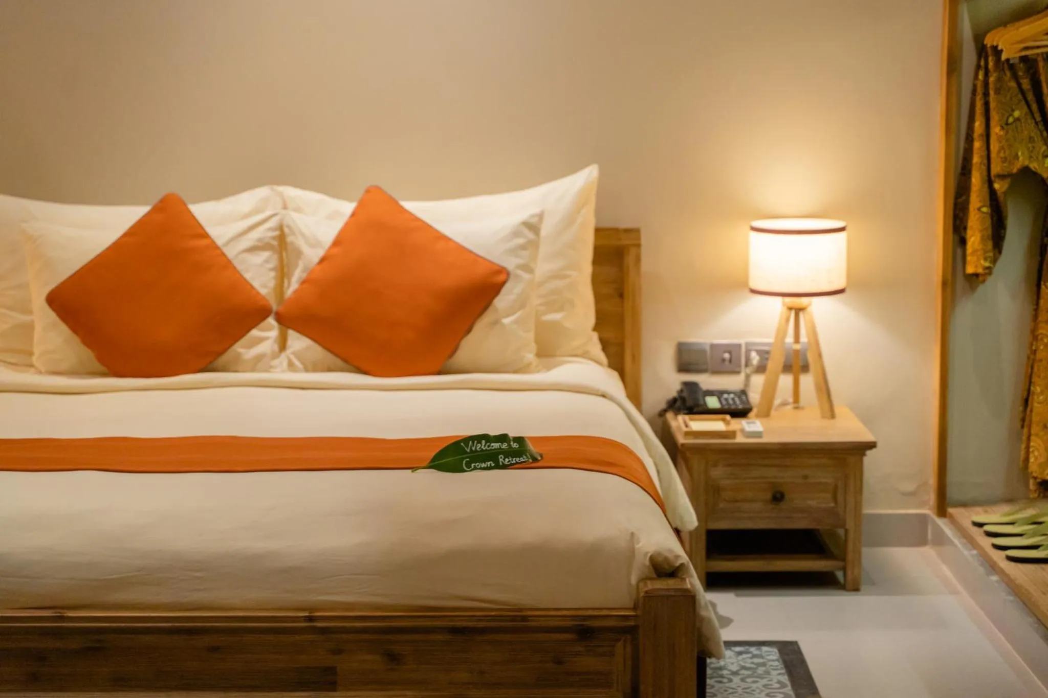 Bed in Crown Retreat Quy Nhon Resort