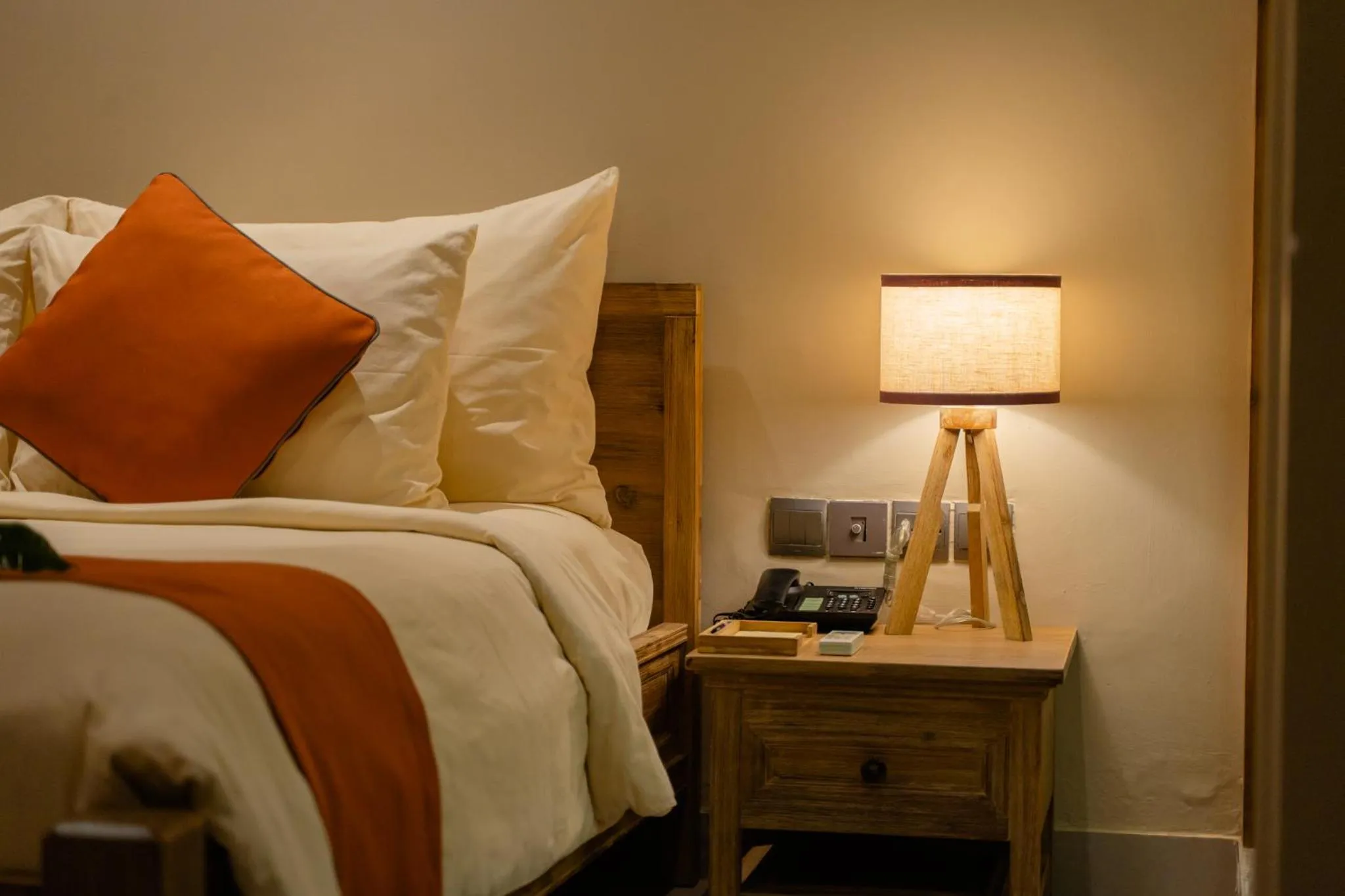 Bed in Crown Retreat Quy Nhon Resort