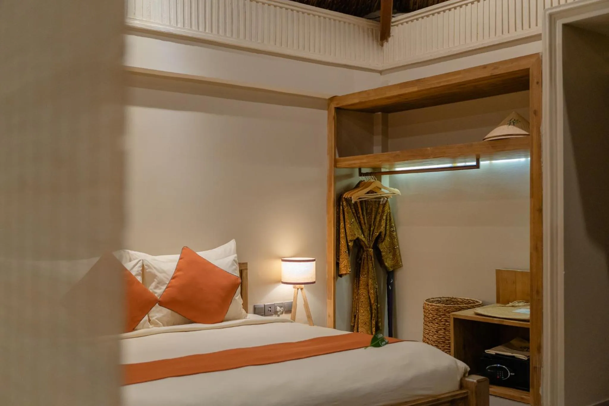 Bed in Crown Retreat Quy Nhon Resort