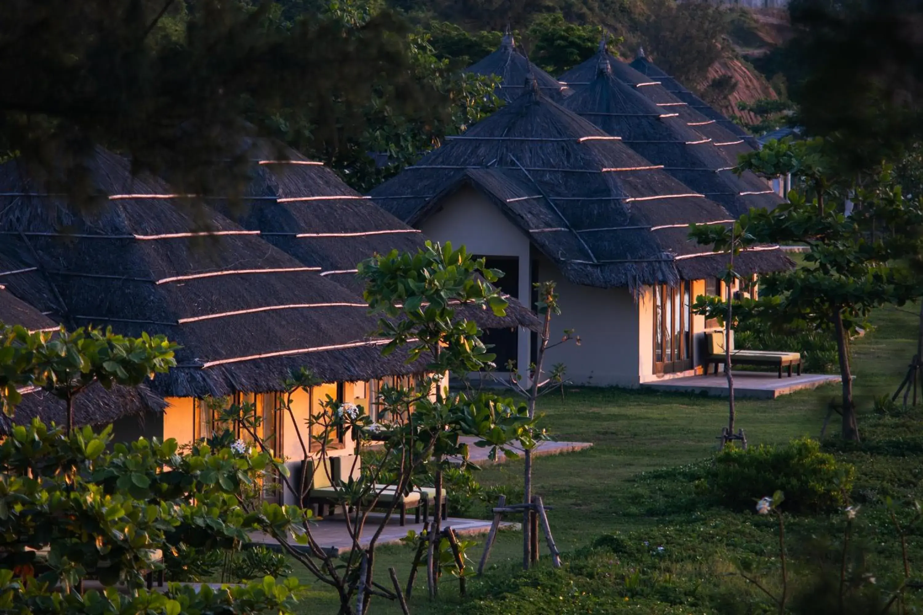Deluxe Beach front Double bungalow in Crown Retreat Quy Nhon Resort Deluxe Beach front Double bungalow in Crown Retreat Quy Nhon Resort