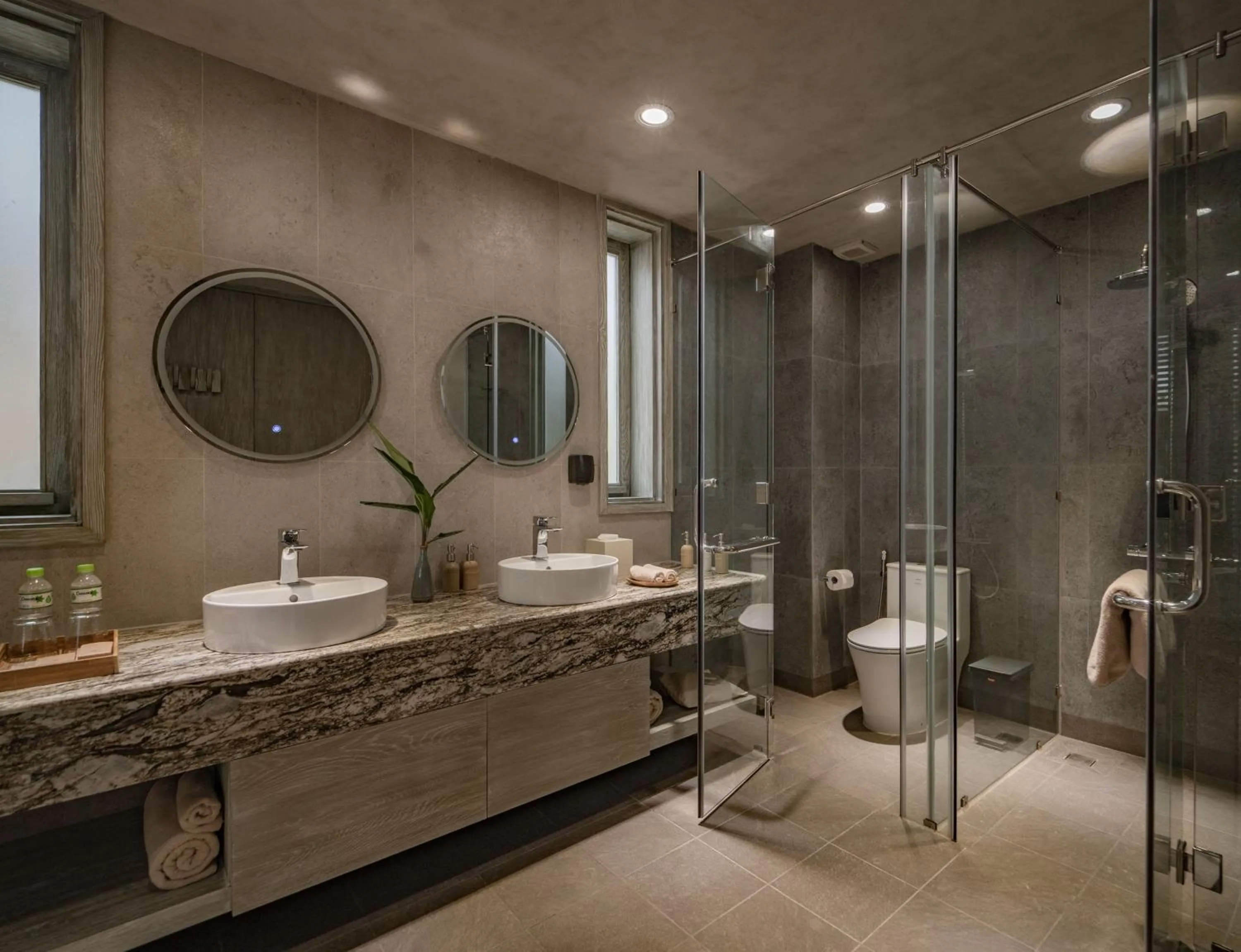 Shower in Crown Retreat Quy Nhon Resort