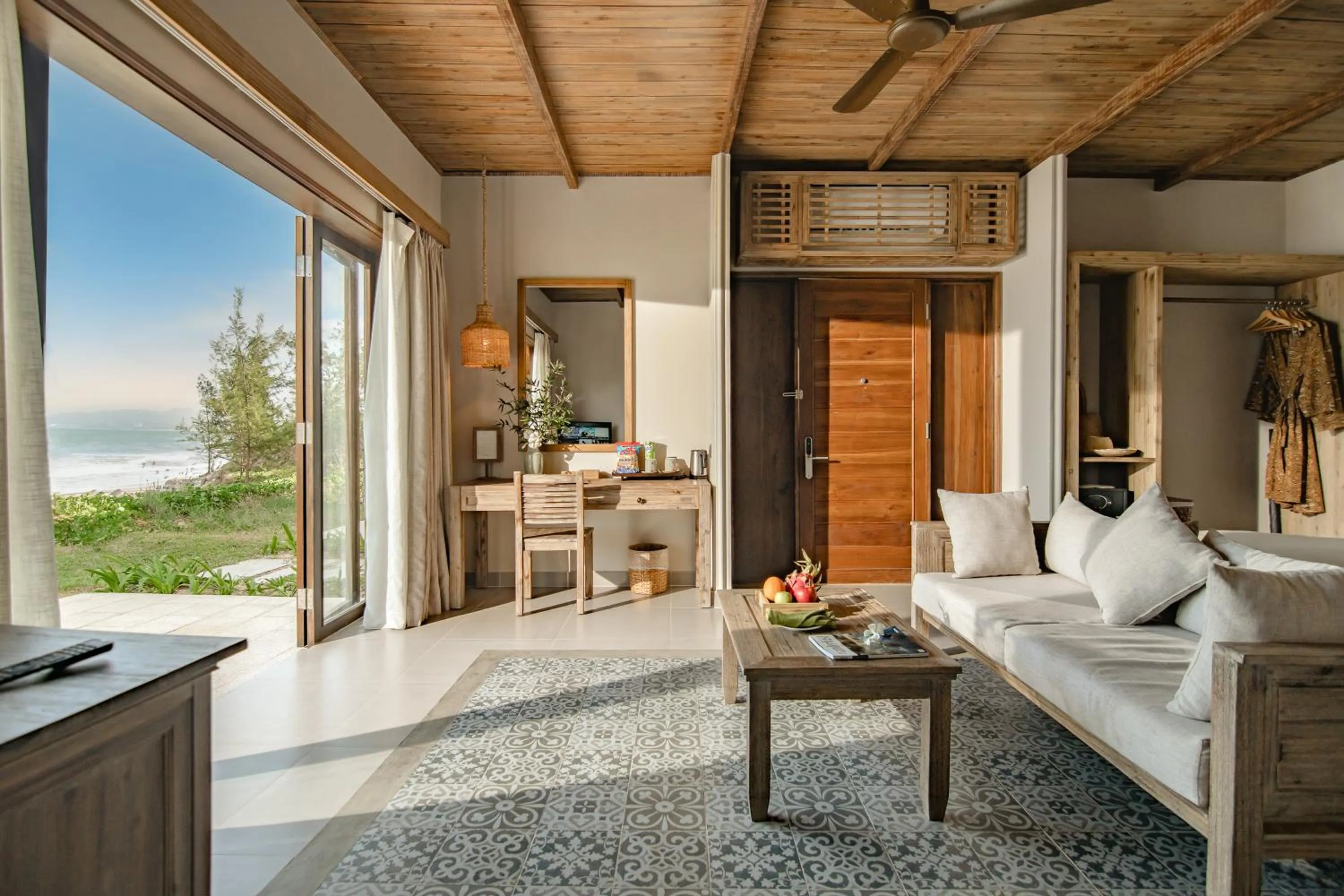 Living room in Crown Retreat Quy Nhon Resort