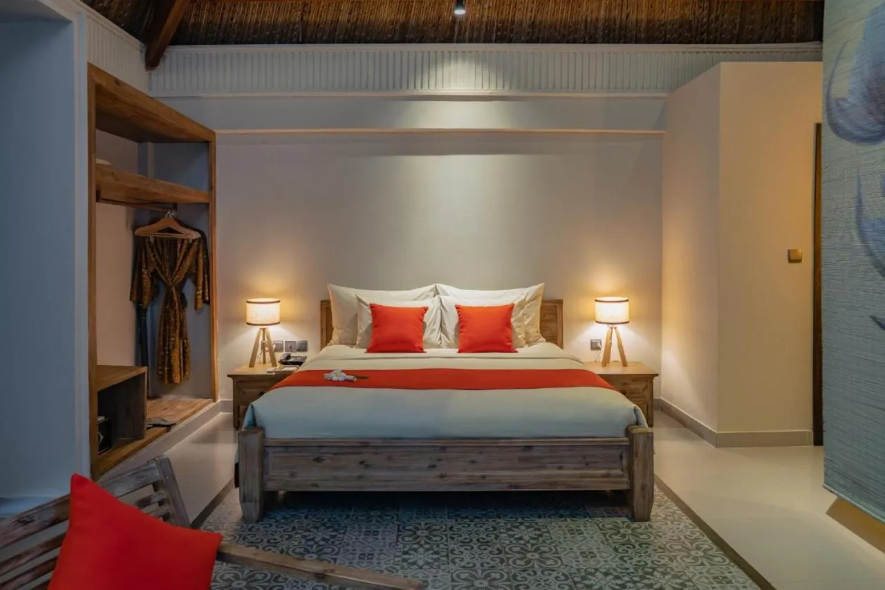 Bed in Crown Retreat Quy Nhon Resort