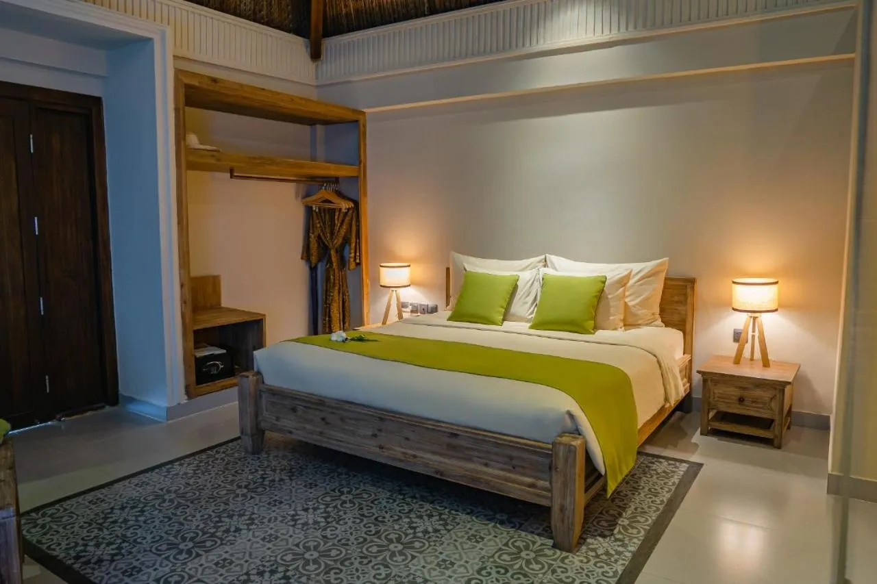 Bed in Crown Retreat Quy Nhon Resort