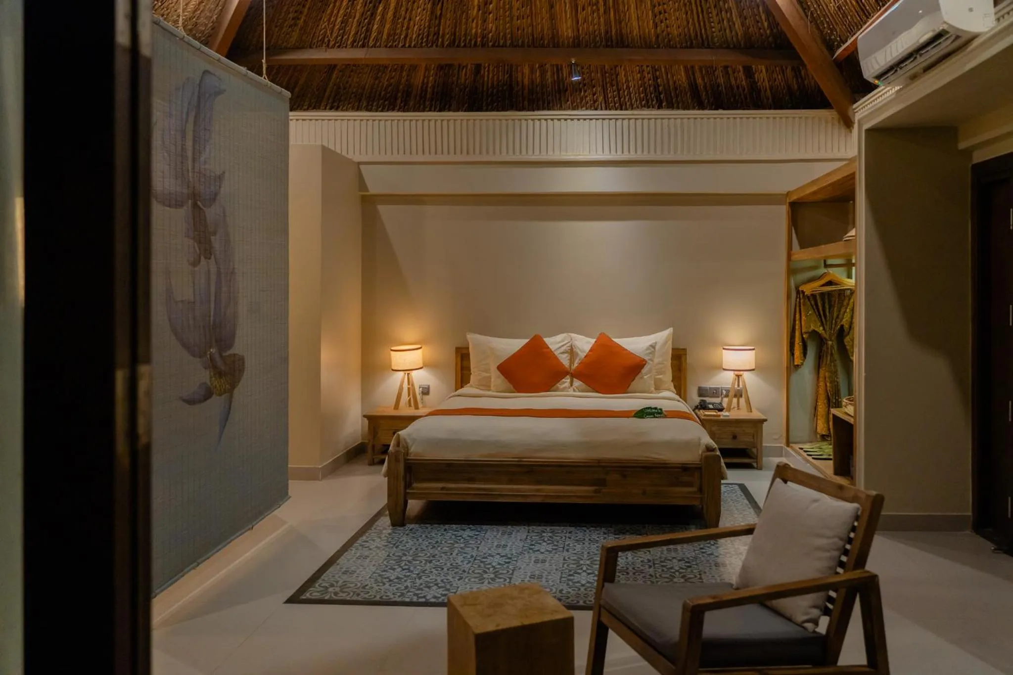 Bed in Crown Retreat Quy Nhon Resort