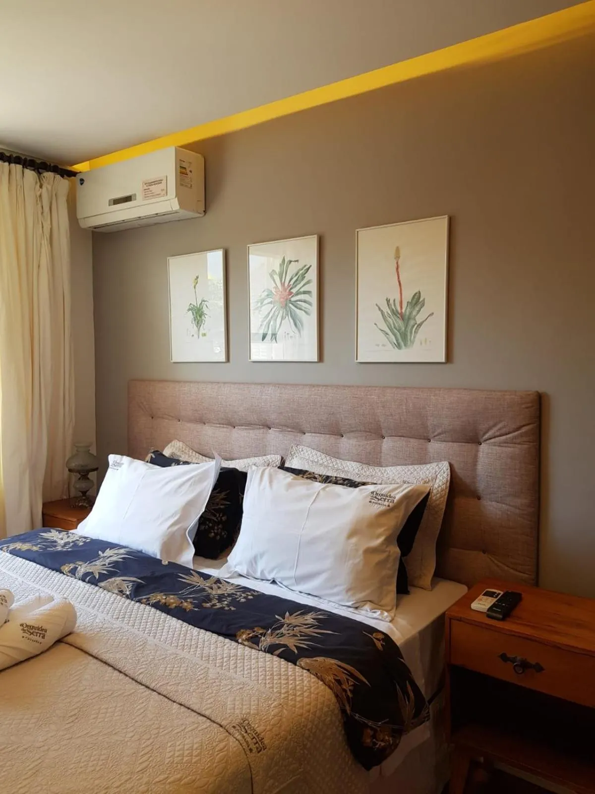 Bed in Pousada Orquidea da Serra