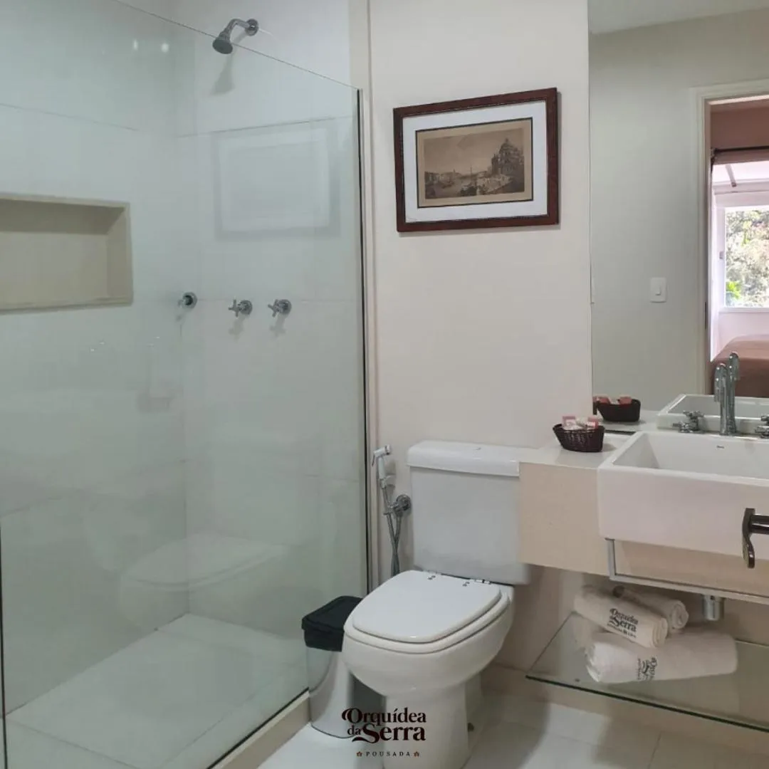 Bathroom in Pousada Orquidea da Serra