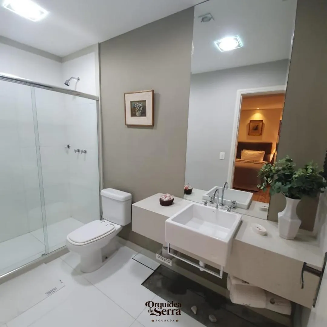 Bathroom in Pousada Orquidea da Serra