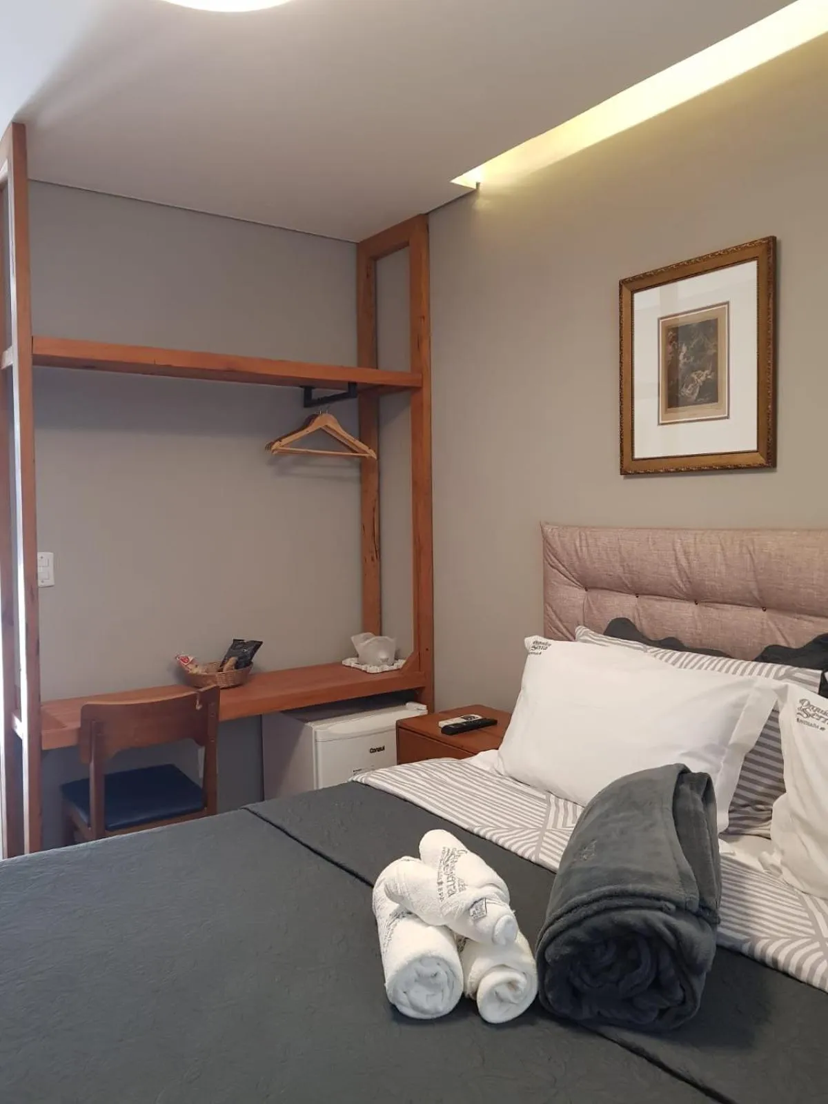 Bed in Pousada Orquidea da Serra