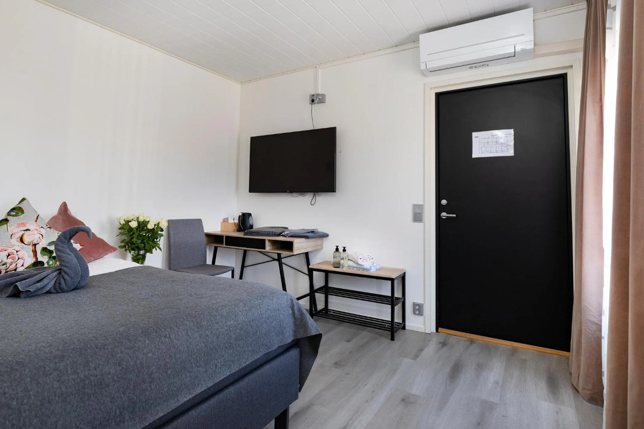 Bed in Hotelli & Ravintola Martinhovi