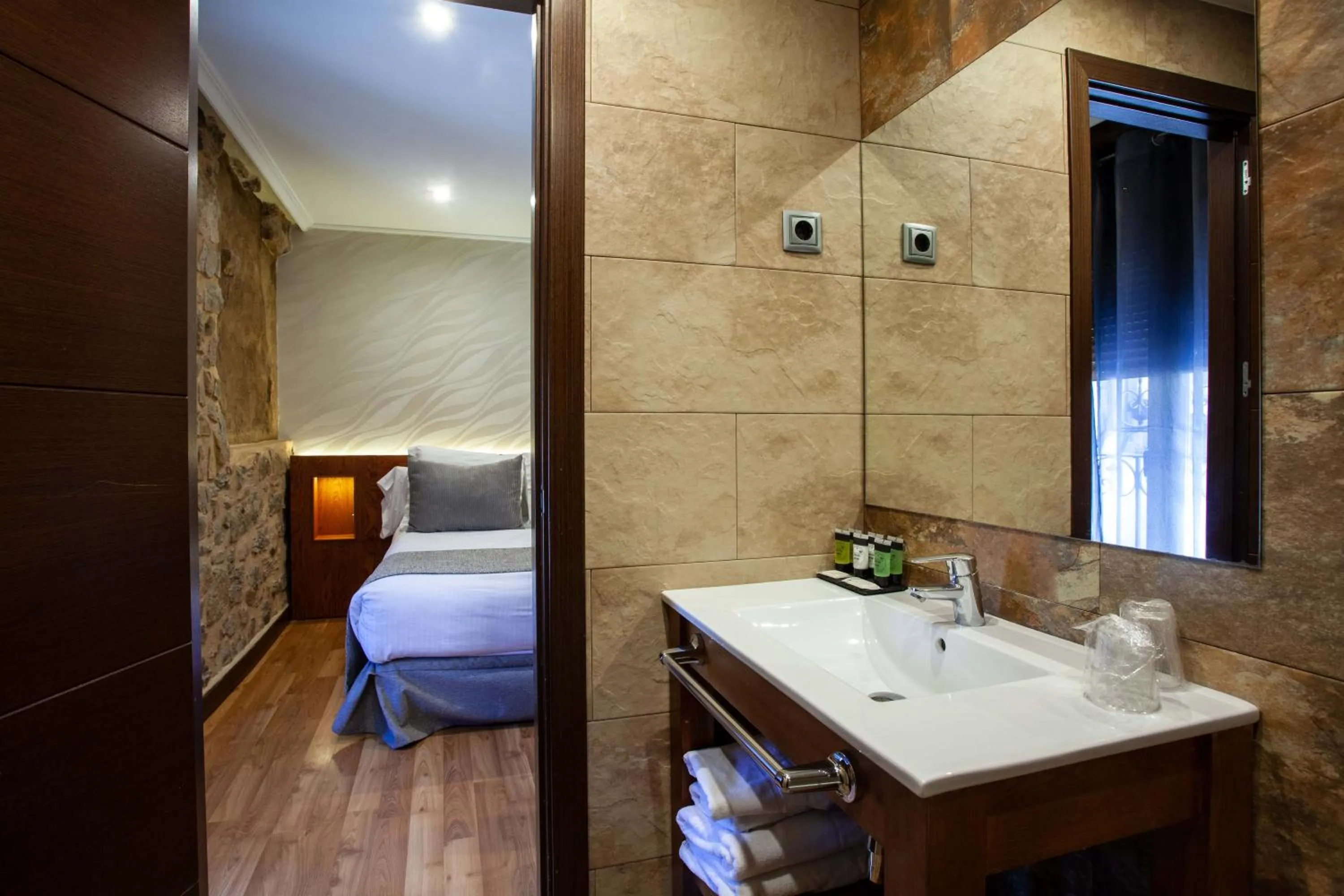 Bed in Hotel El Doncel