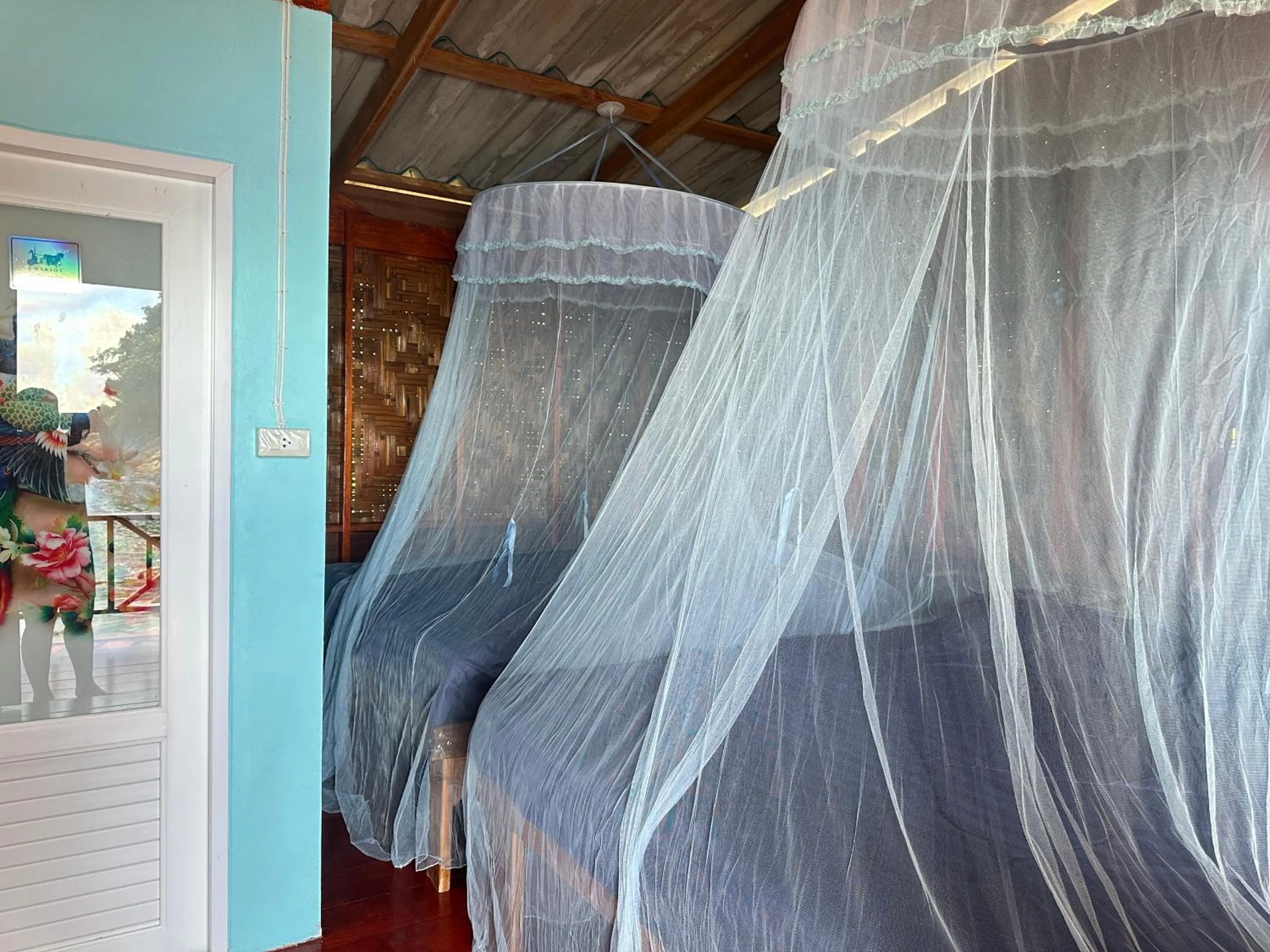 Bed in Mama's Bungalows Koh Chang Ranong